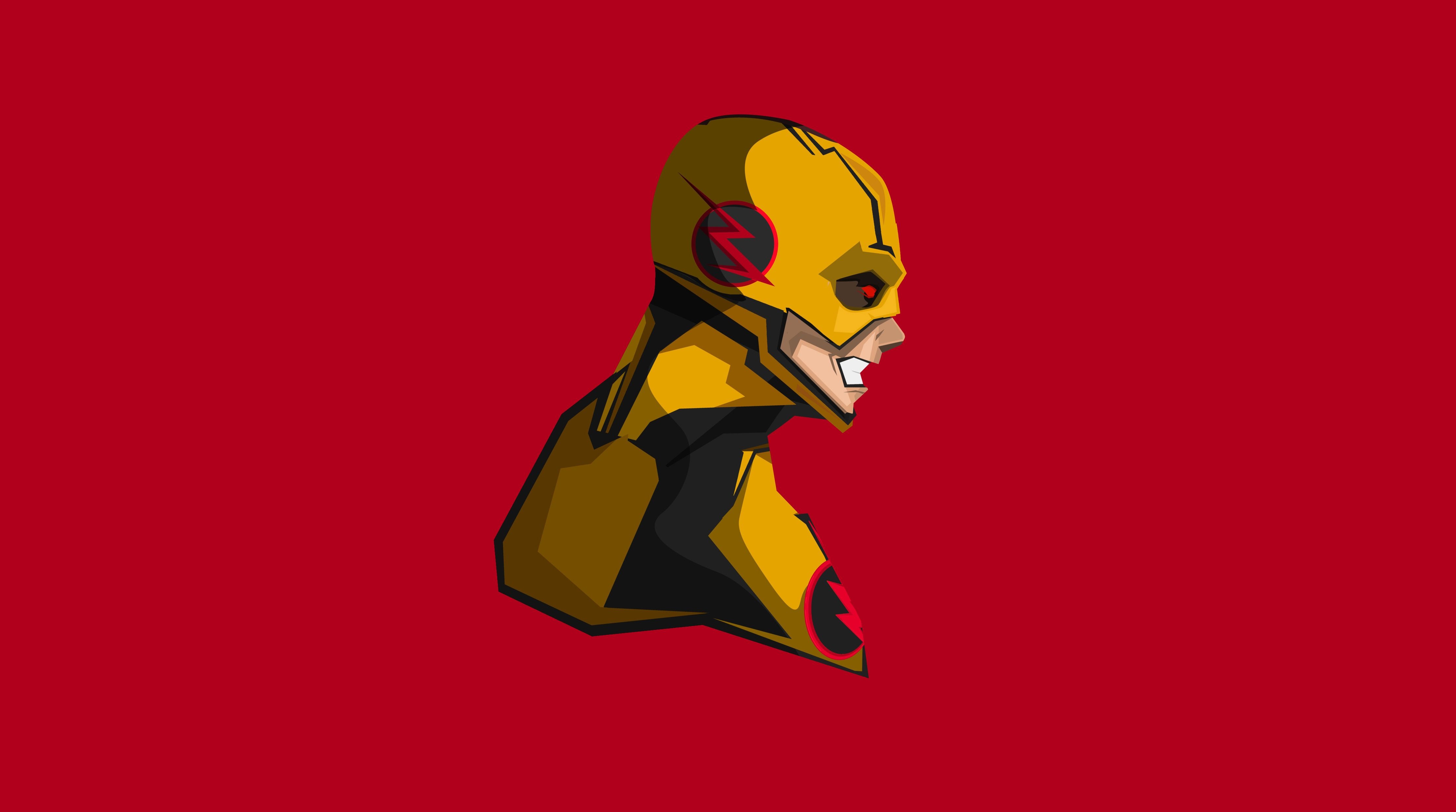 4450x2480 Reverse Flash 4K Minimalism, HD Superheroes, 4k Wallpaper, Image, Background, Photo and Picture, Desktop