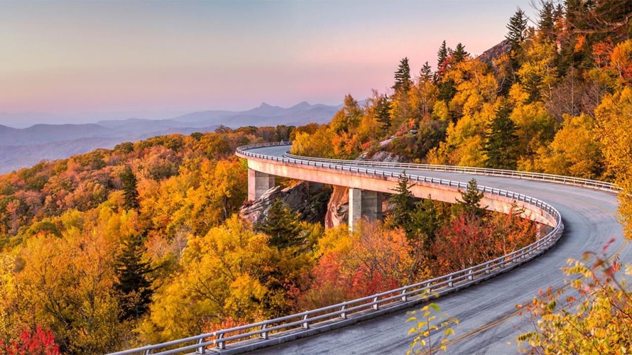 1280x720 Fall Escapes: Blue Ridge Parkway, Desktop