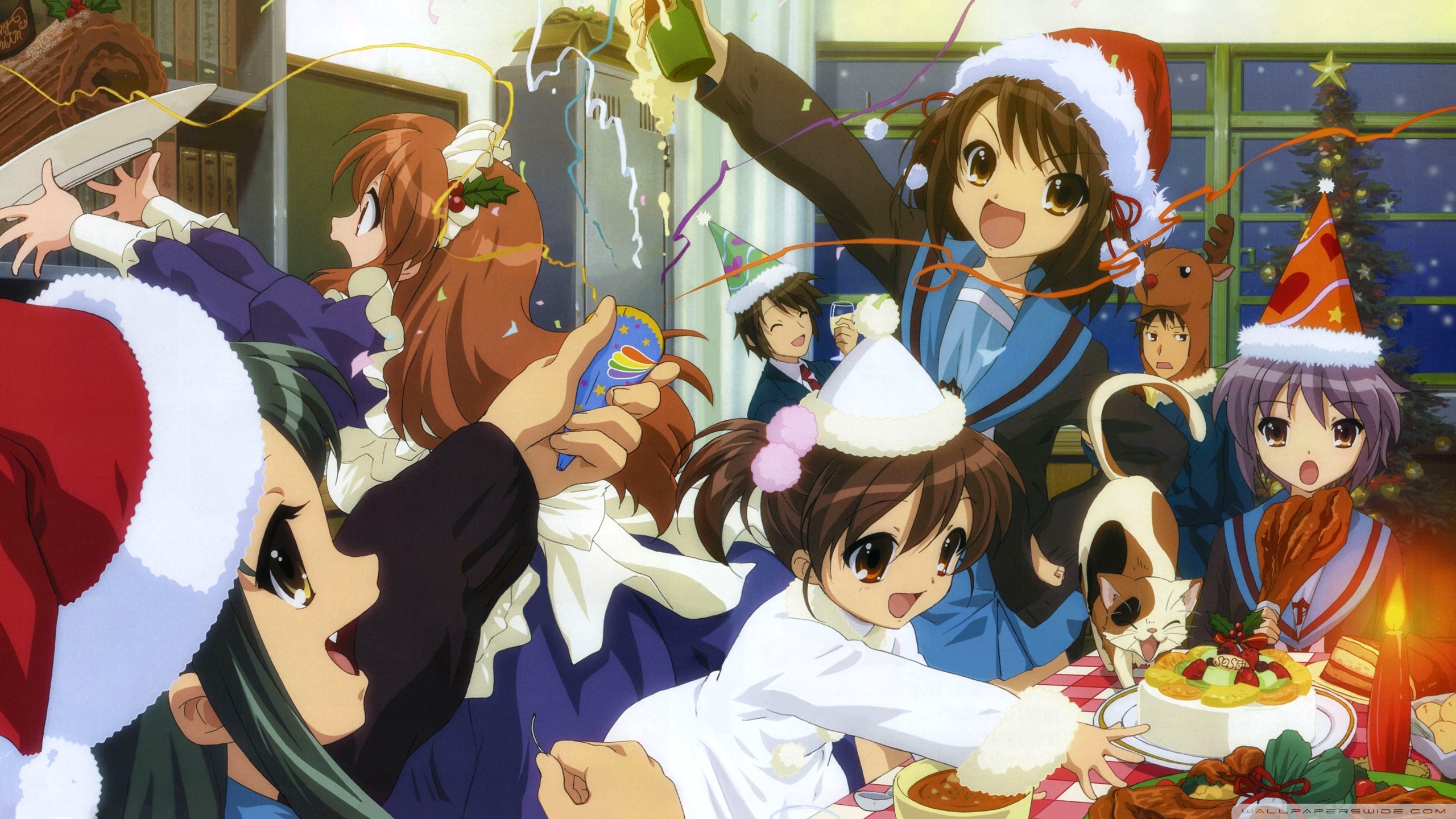 2560x1440 The Melancholy Of Haruhi Suzumiya Wallpaper and Background Image, Desktop