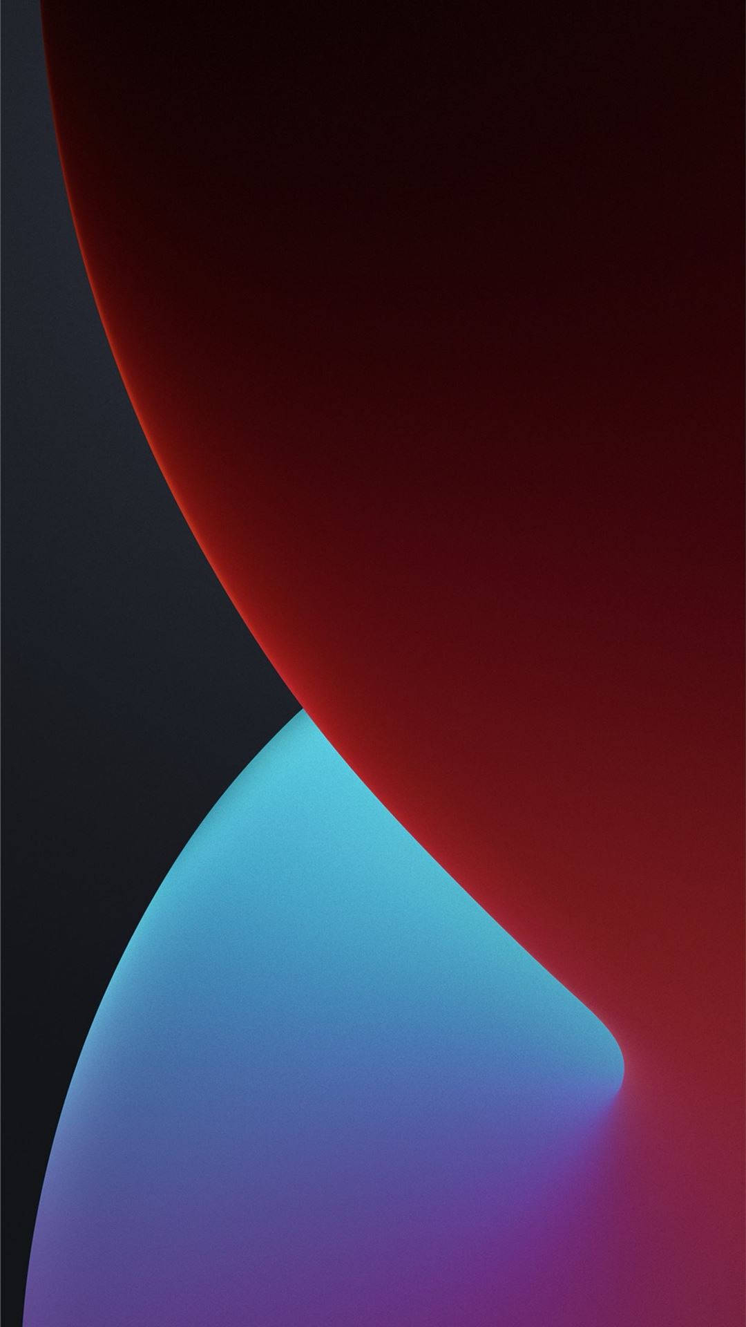 1080x1920 Download iOS 8 Red And Blue Shapes Wallpaper, Phone