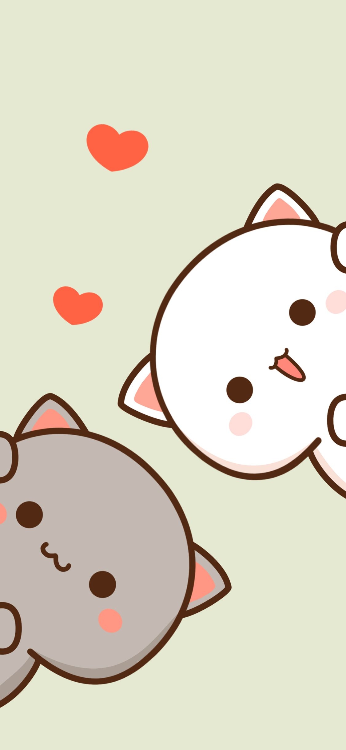 1130x2440 Mochi Peach Wallpaper Free Mochi Peach Background, Phone