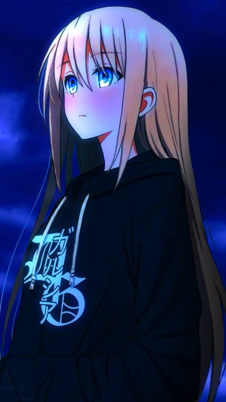 720x1280 Anime Girl Hoodie wallpaper, Phone