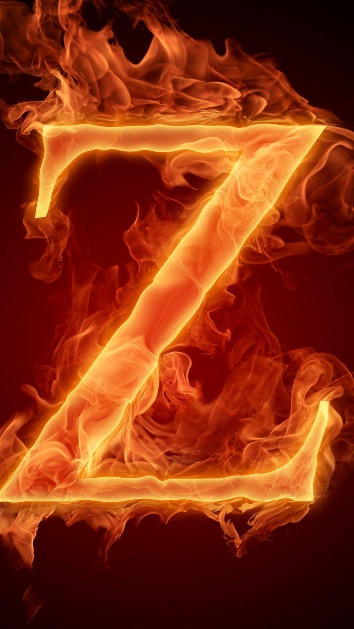 720x1280 alphabet, z, fire, letter, flame, letter desktop, Phone