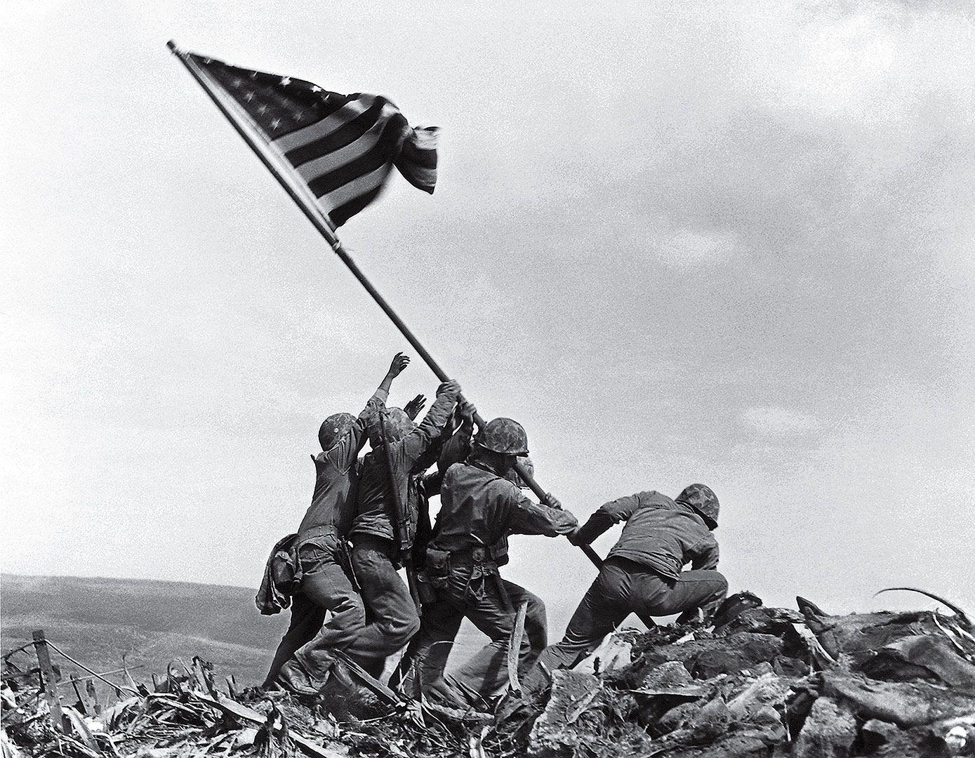 1390x1080 Flag Raising on Iwo Jima Photographs. The Most Influential, Desktop