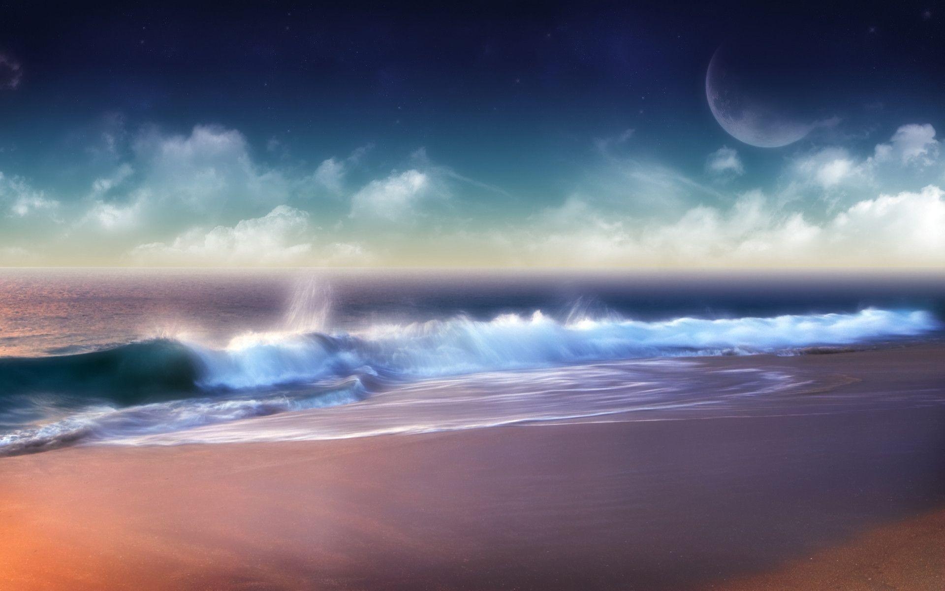 1920x1200 Beautiful Ocean Sunset wallpaper, Desktop