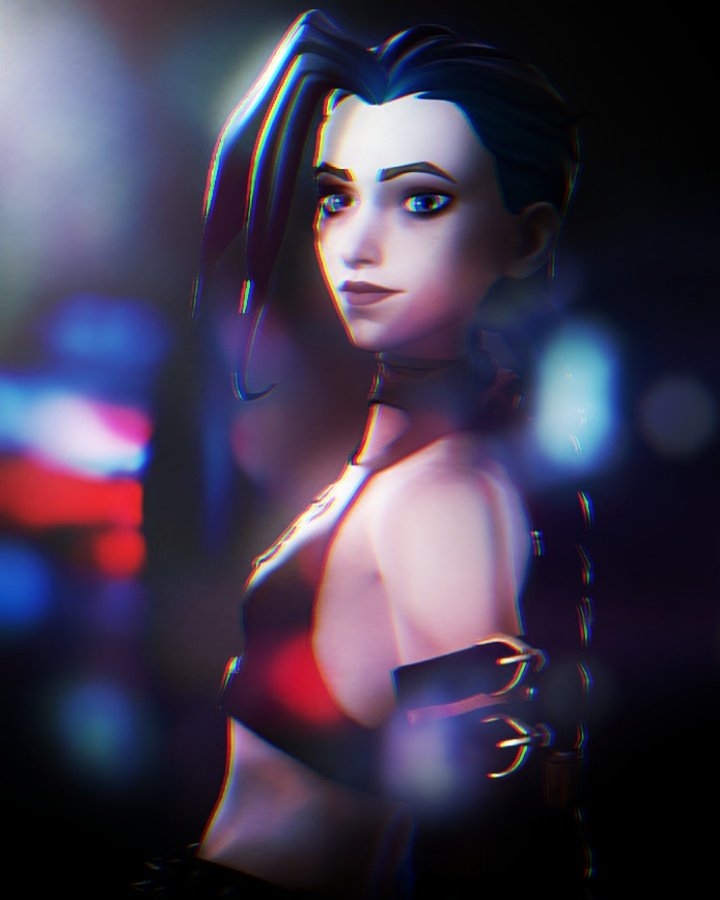 720x900 Arcane Jinx Fortnite wallpaper, Phone