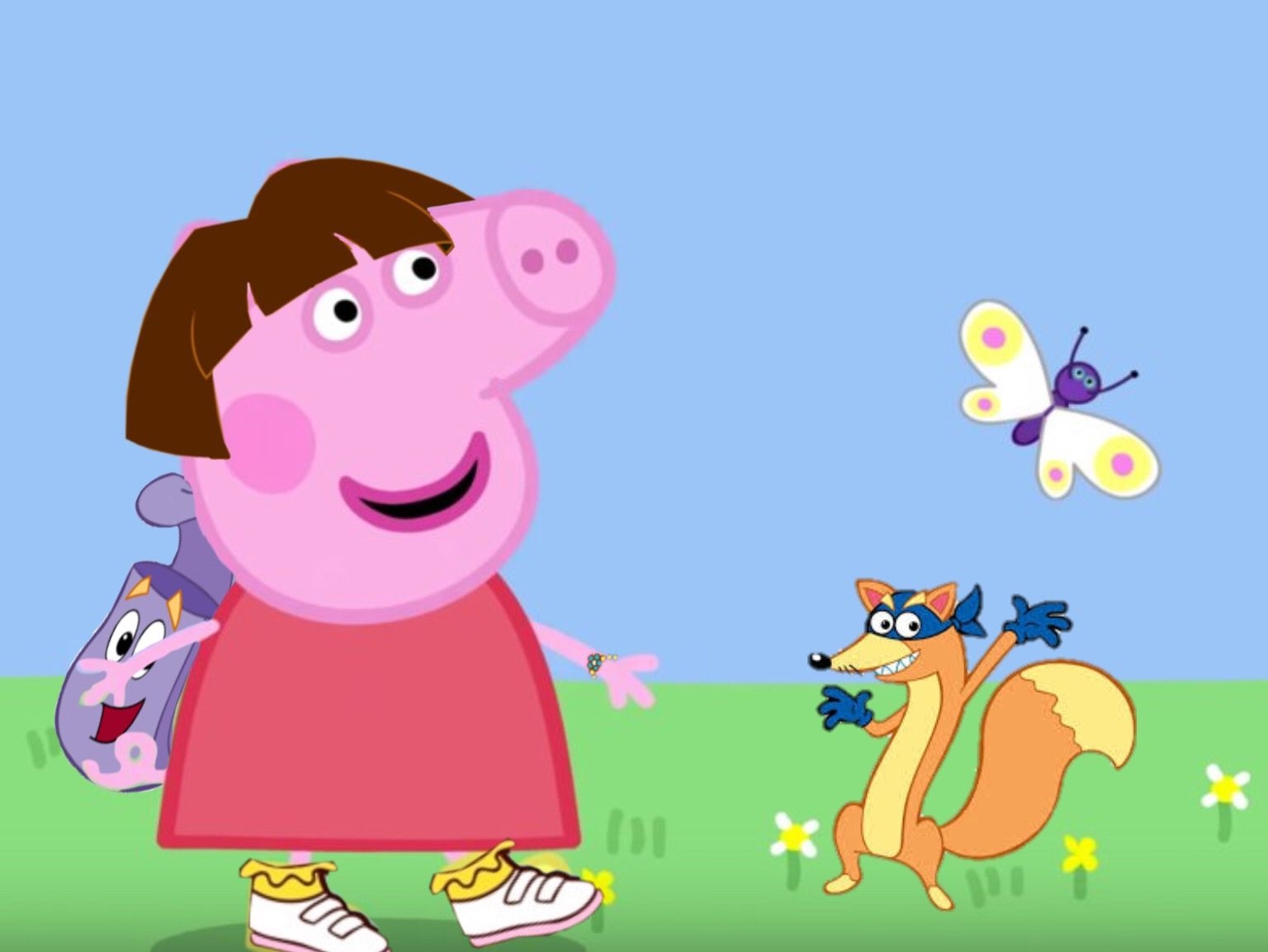 1540x1160 Peppa aka peppa the explorer. Peppa pig memes, Peppa pig, Desktop