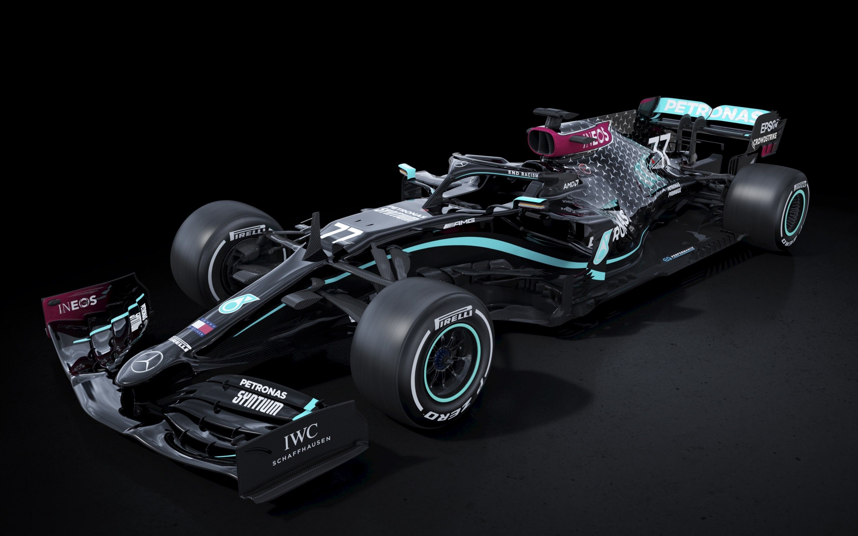 2880x1800 Mercedes AMG F1 W11 EQ Performance 4K Wallpaper, F1 Cars, Electric Race Cars, Black Dark, Desktop