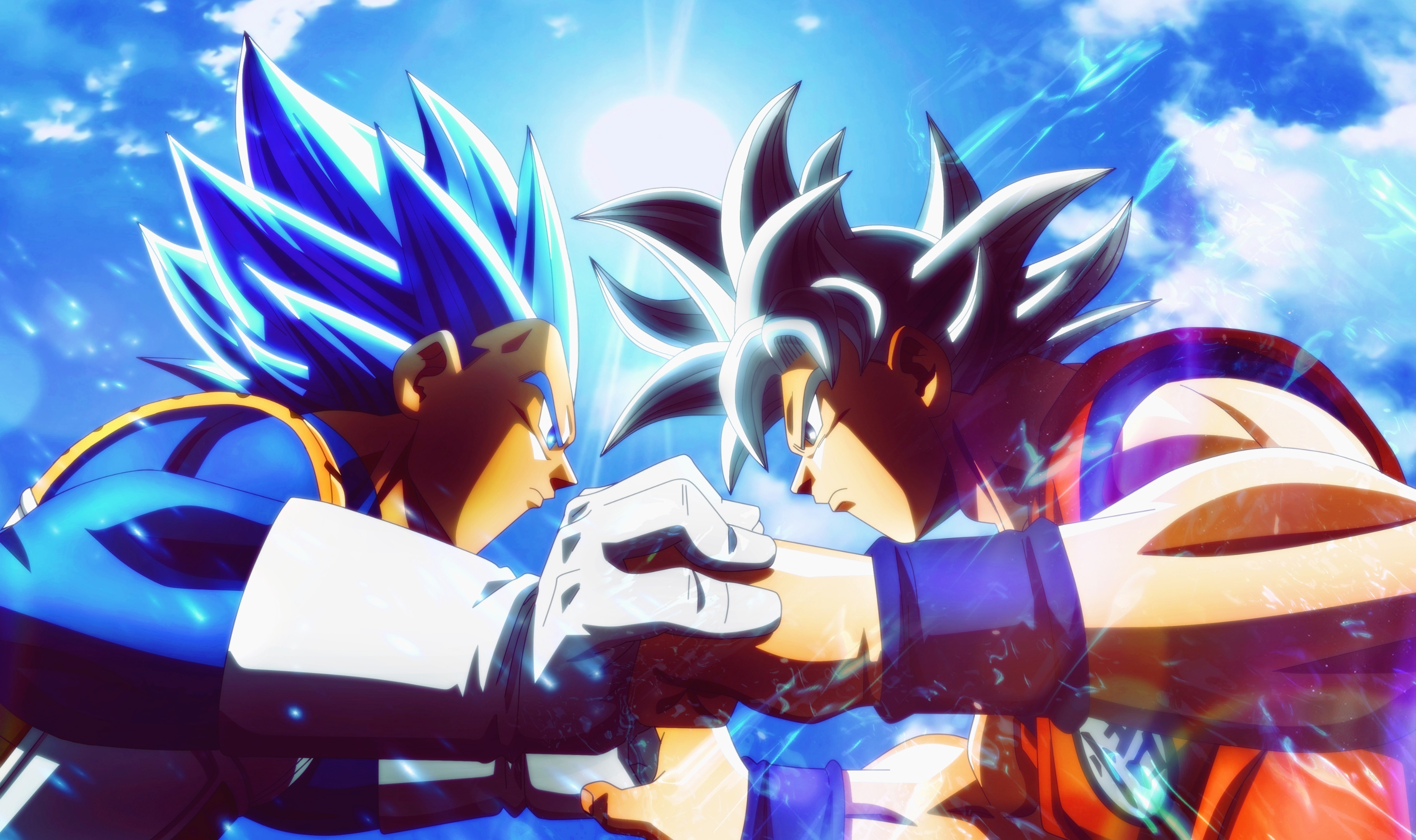 2990x1770 Dragon Ball Super Goku Vs Vegeta, Desktop