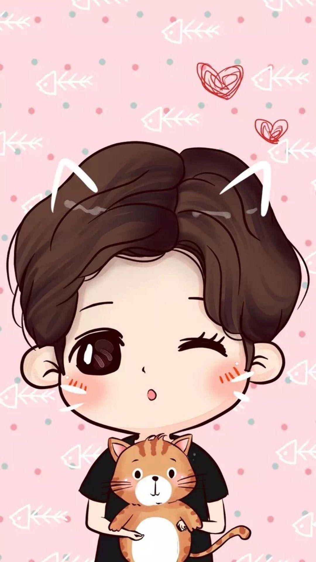 1080x1920 Luhan. Cartoon wallpaper, Cute cartoon boy, Cute cartoon wallpaper, Phone