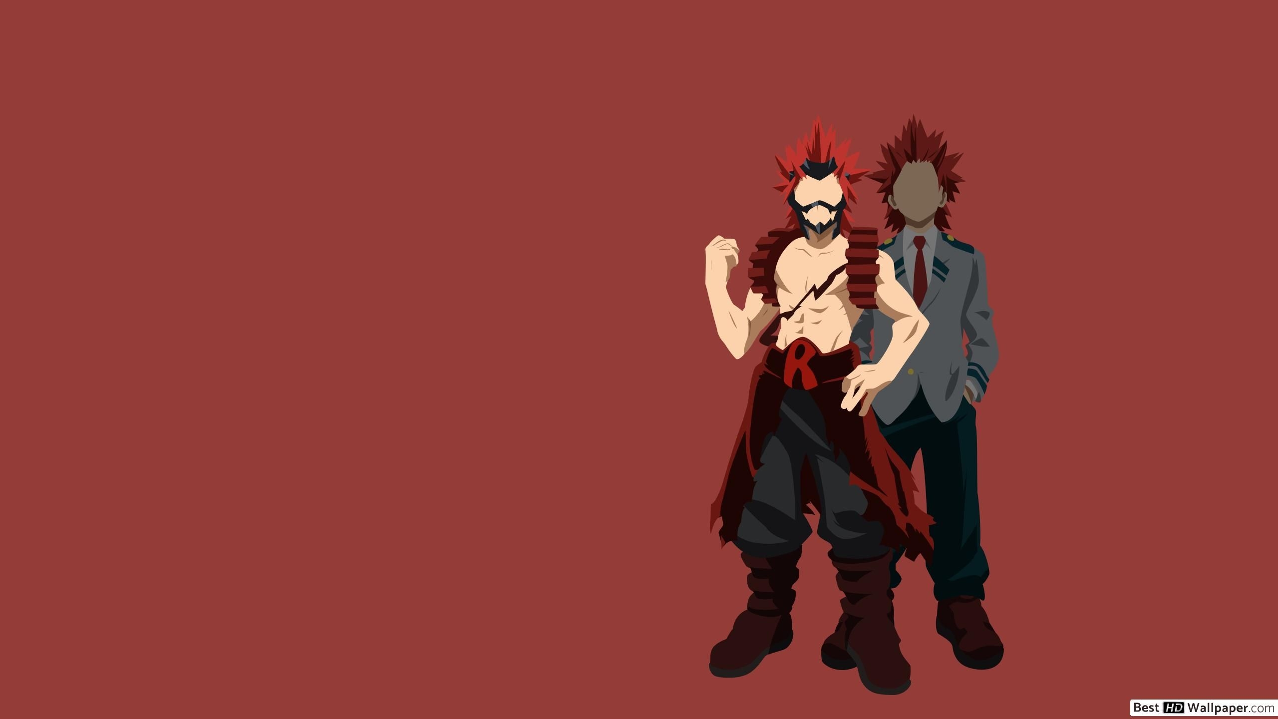 2560x1440 My Hero Academia Kirishima (Minimalist) HD wallpaper download, Desktop