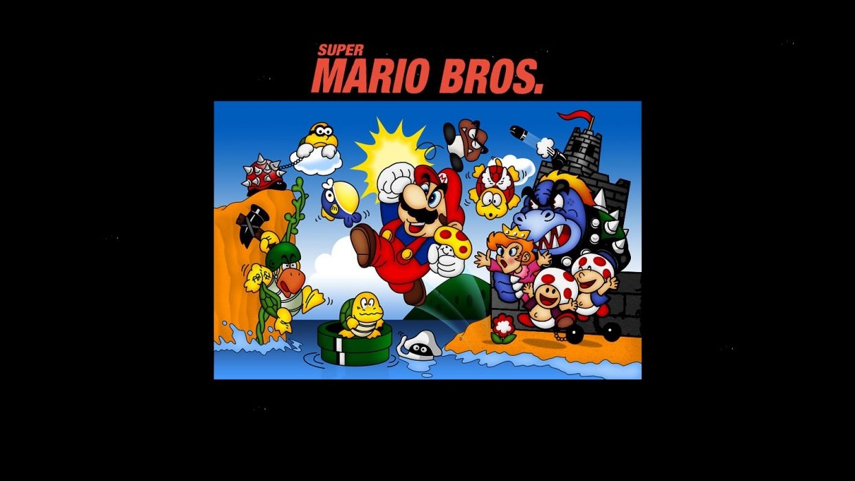 1250x700 Nintendo video games Mario Mario Bros Super Mario retro games Nintendo Entertainment System wallpaperx900, Desktop