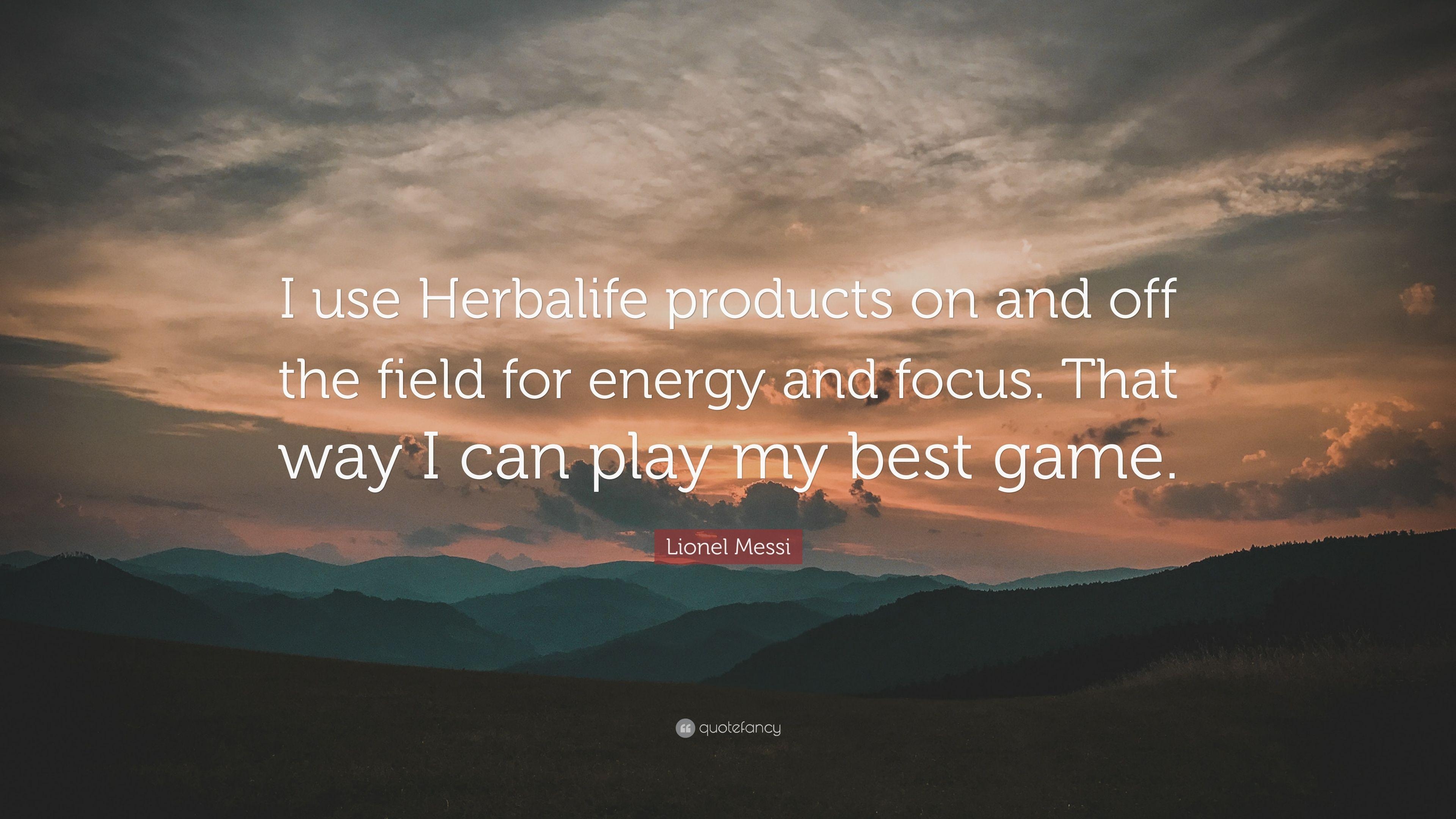 3840x2160 Lionel Messi Quote: “I use Herbalife products on, Desktop