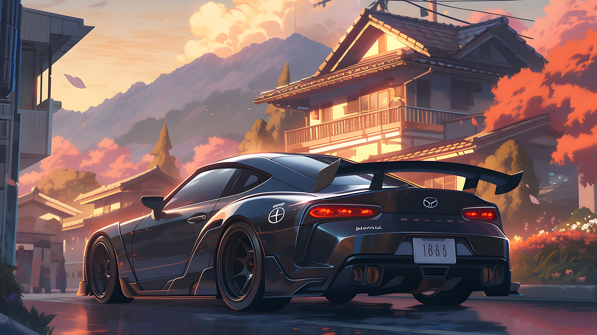 1920x1080 NFS Anime style wallpaper, Desktop