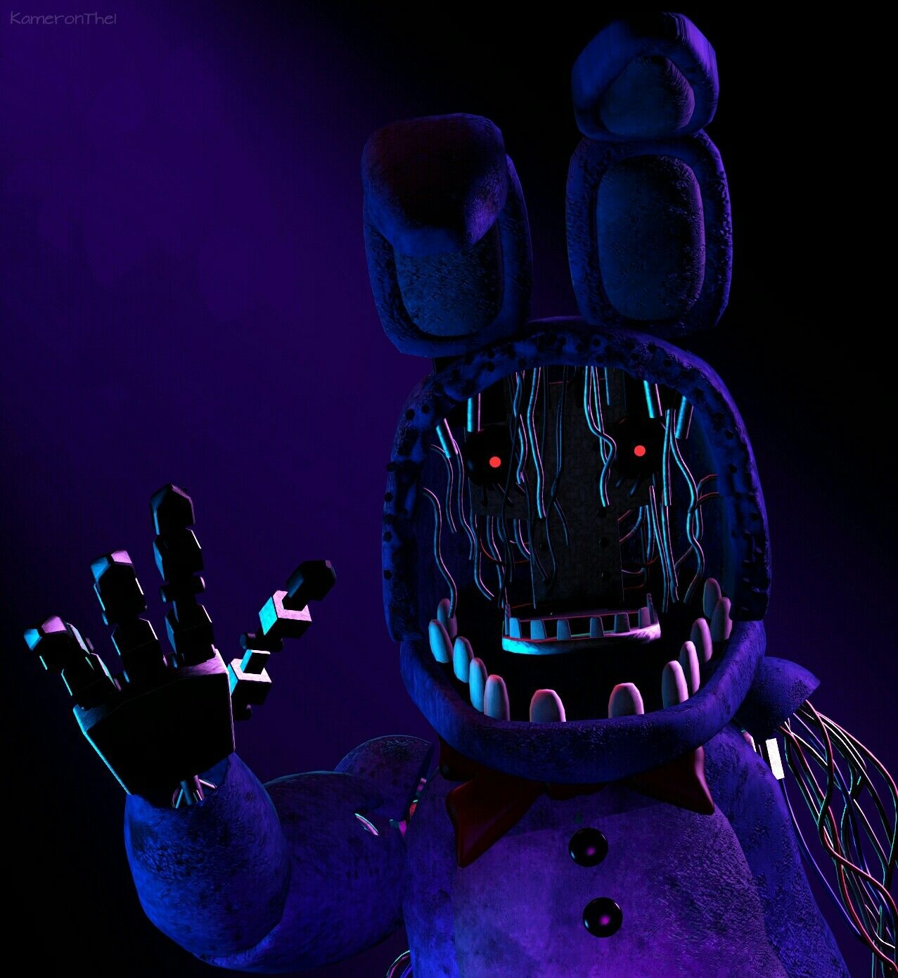 1280x1390 Withered Bonnie Wallpaper Free Withered Bonnie Background, Phone