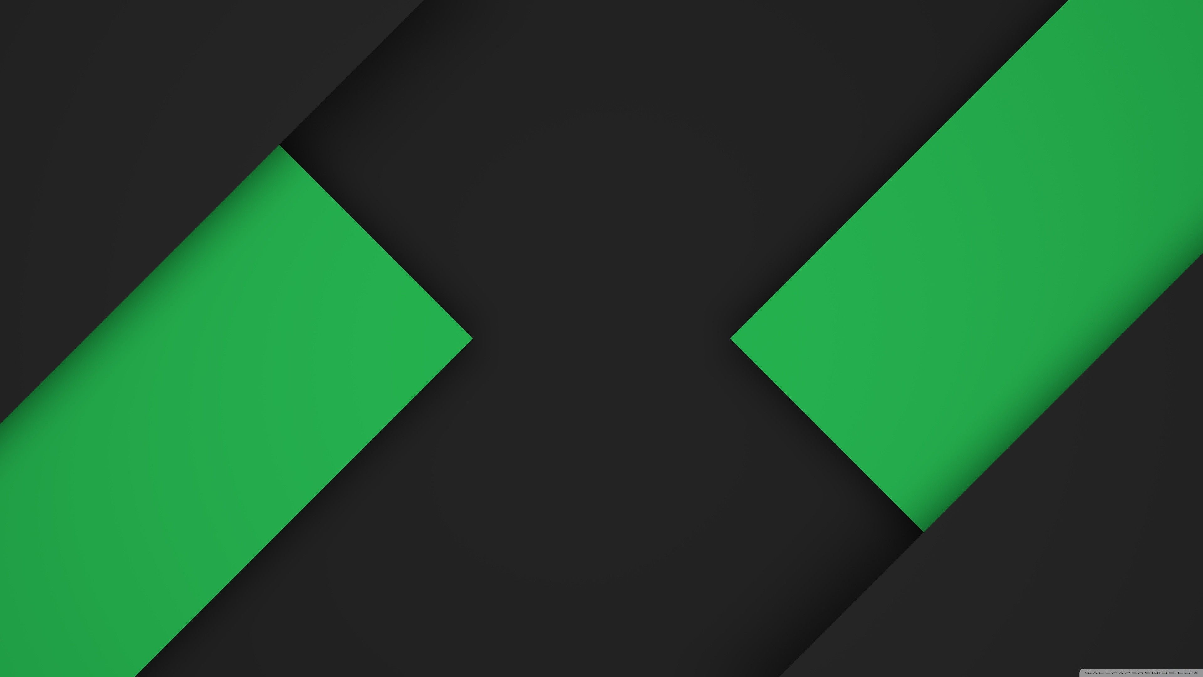 3840x2160 Black and Green Wallpaper, Desktop