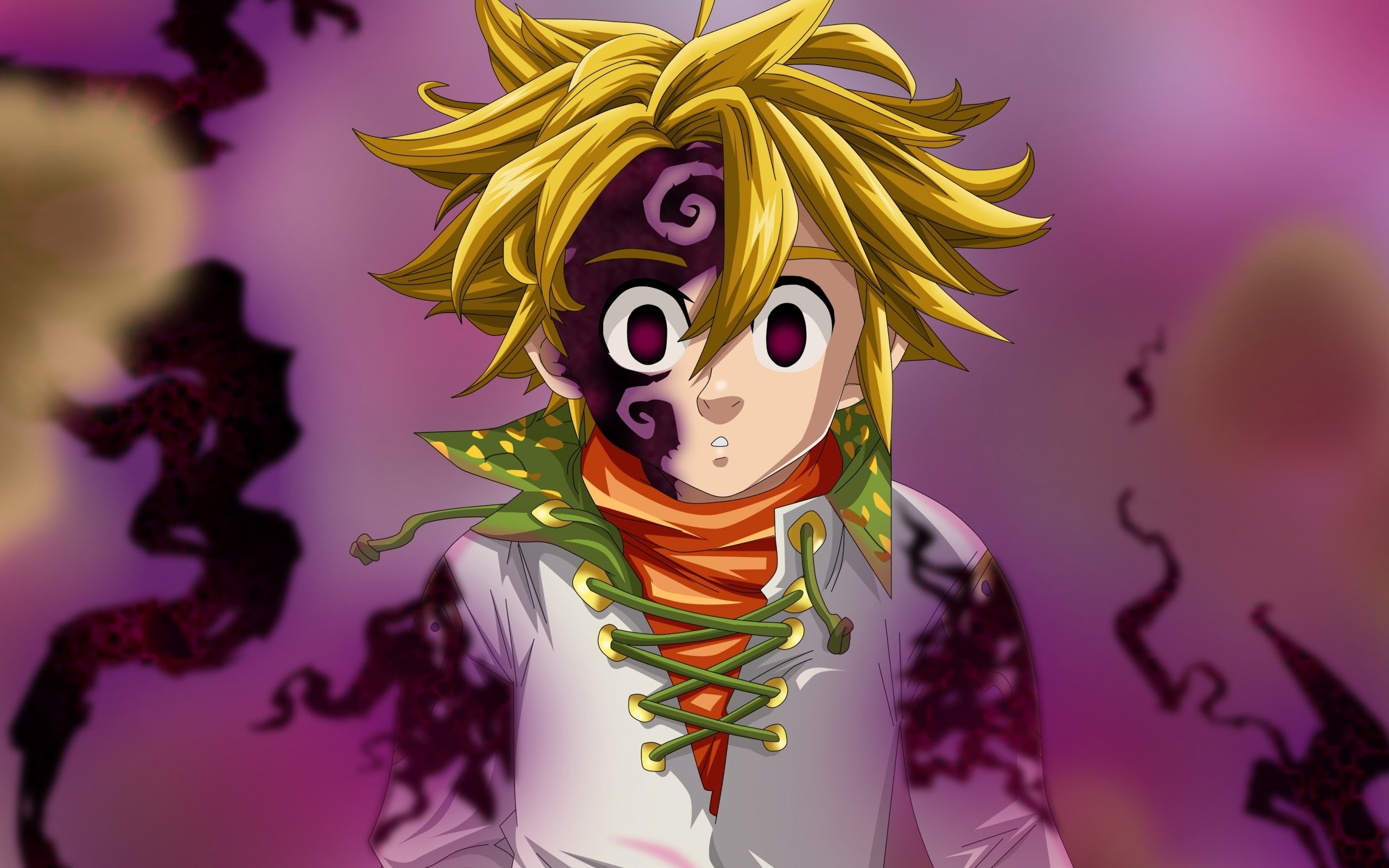 2560x1600 Wallpaper of Meliodas, The Seven Deadly Sins, Demon, Anime, Desktop