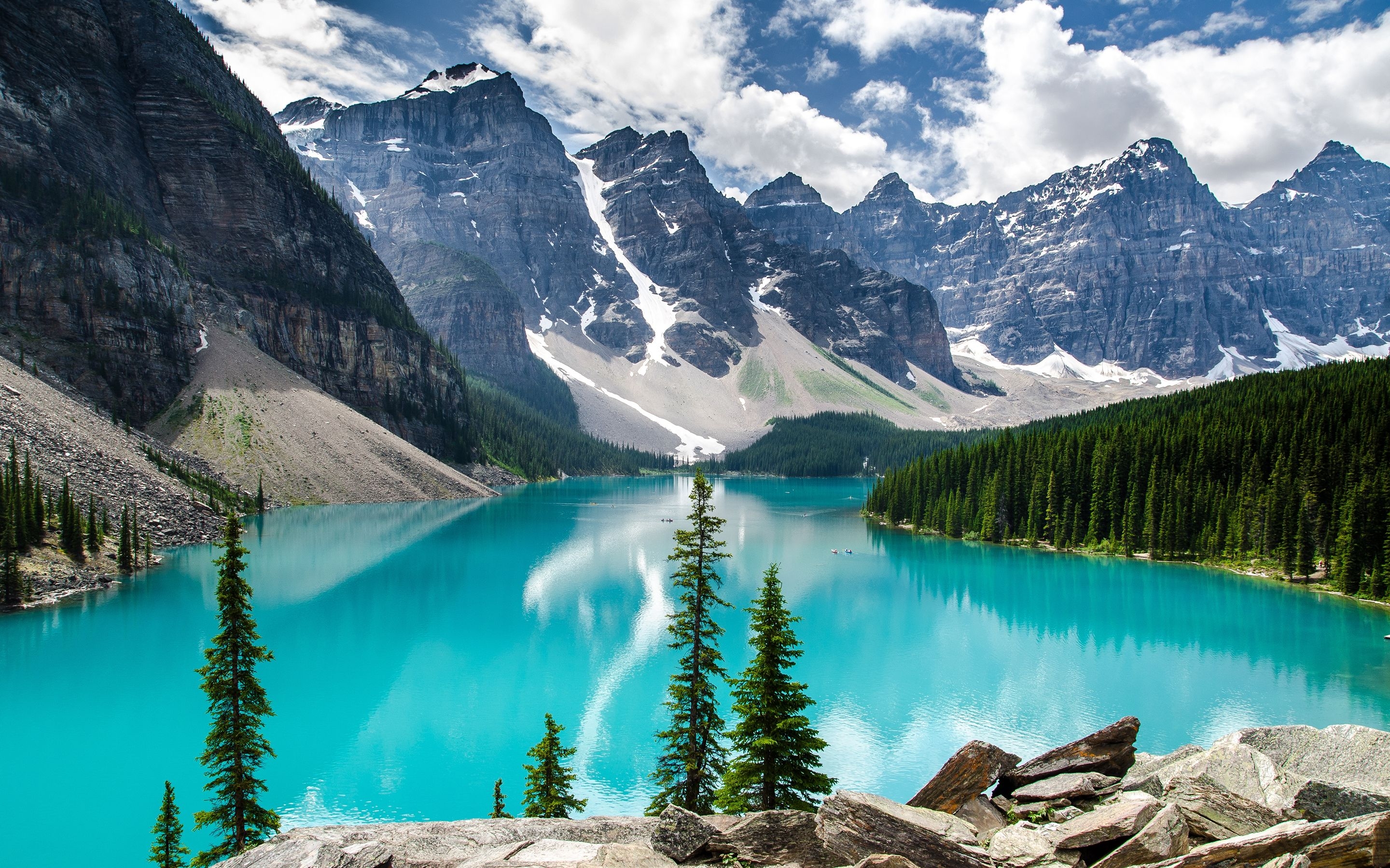 2880x1800 Moraine Lake Banff National Park Wallpaper, Desktop