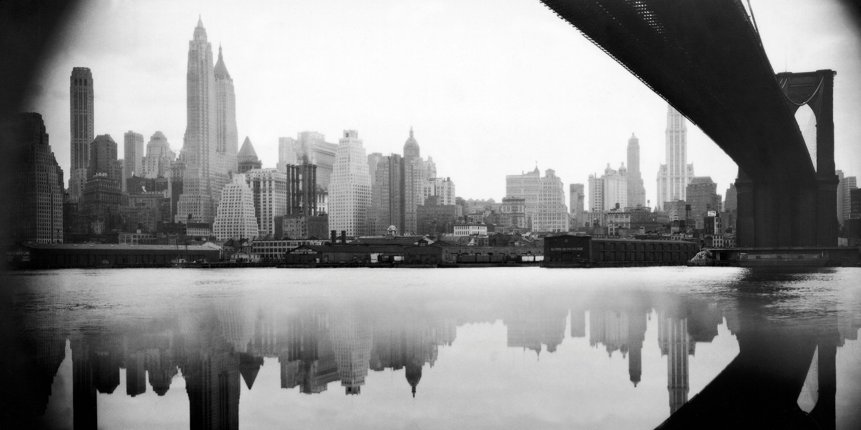 3000x1500 Vintage Photo of New York City Vintage Photo of NYC, Dual Screen