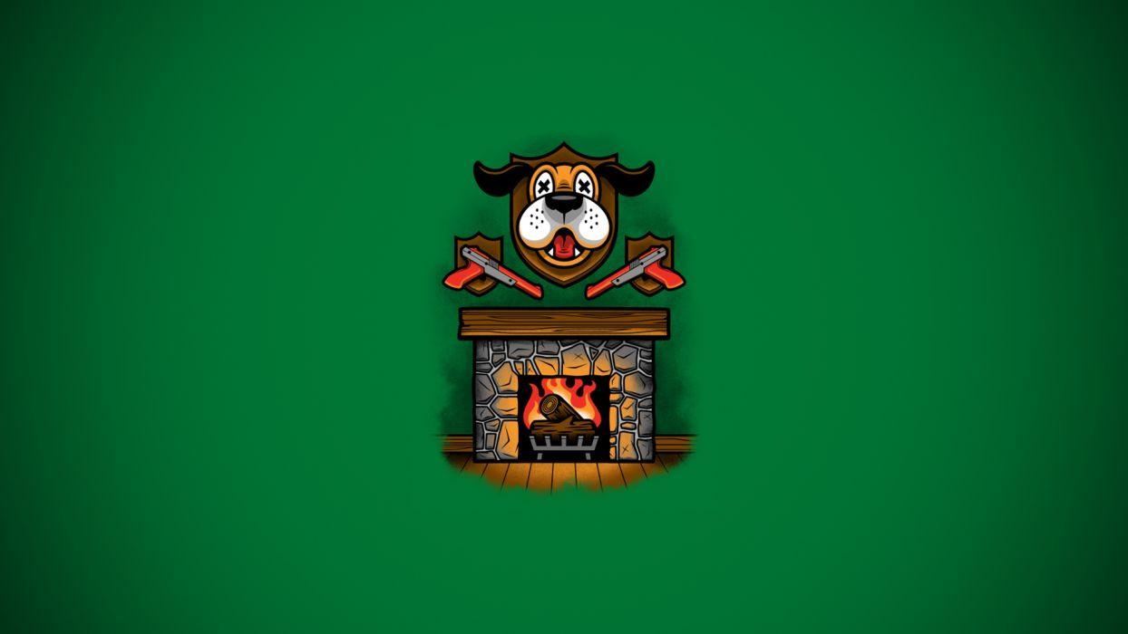 1250x700 Nintendo Green Fireplace Duck Hunt Dog wallpaperx1080, Desktop