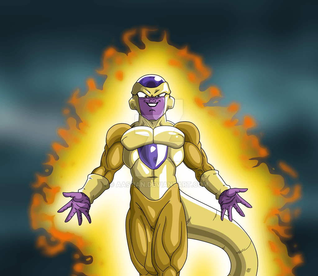 1030x890 Golden Frieza with Aura and Background, Desktop