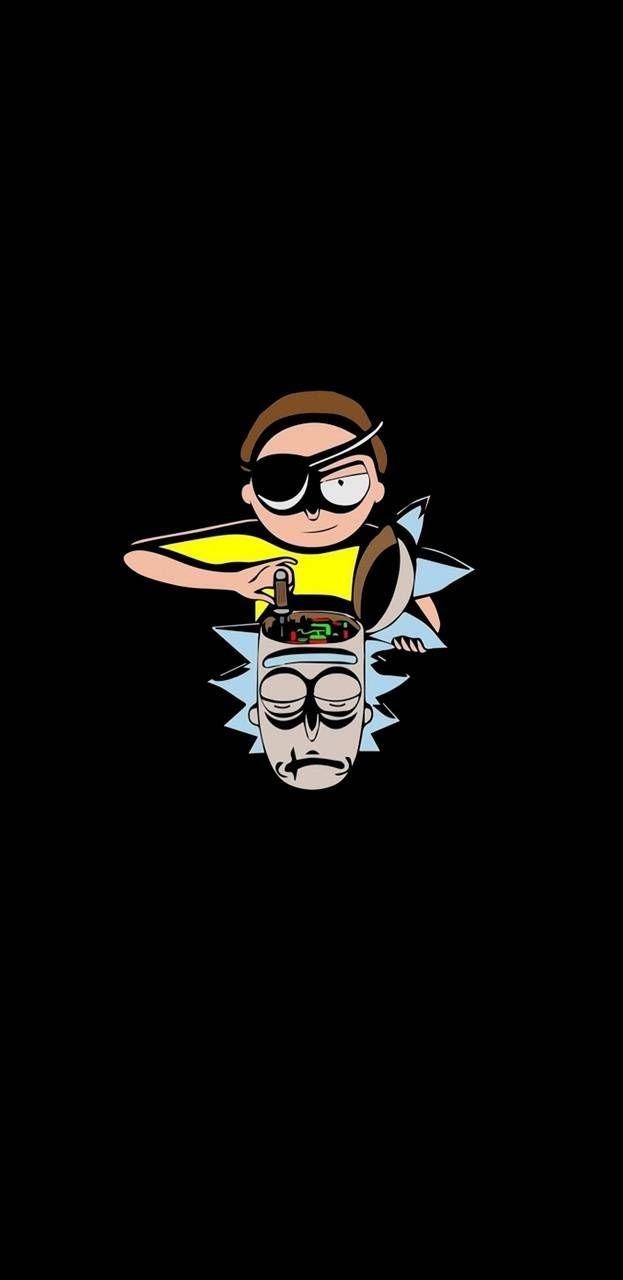 630x1280 Rick Morty Amoled wallpaper, Phone