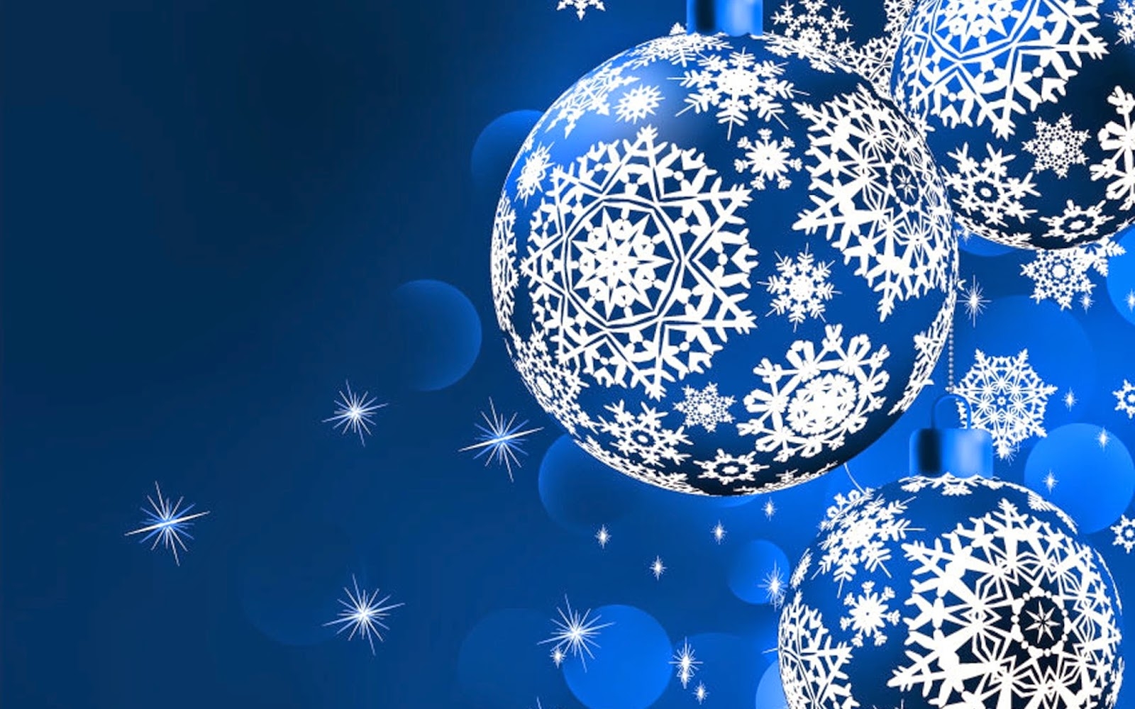 1600x1000 Christmas Bauble Abstract Vector Graphics Image Blue Background Silver Designs Wallpaper, Desktop