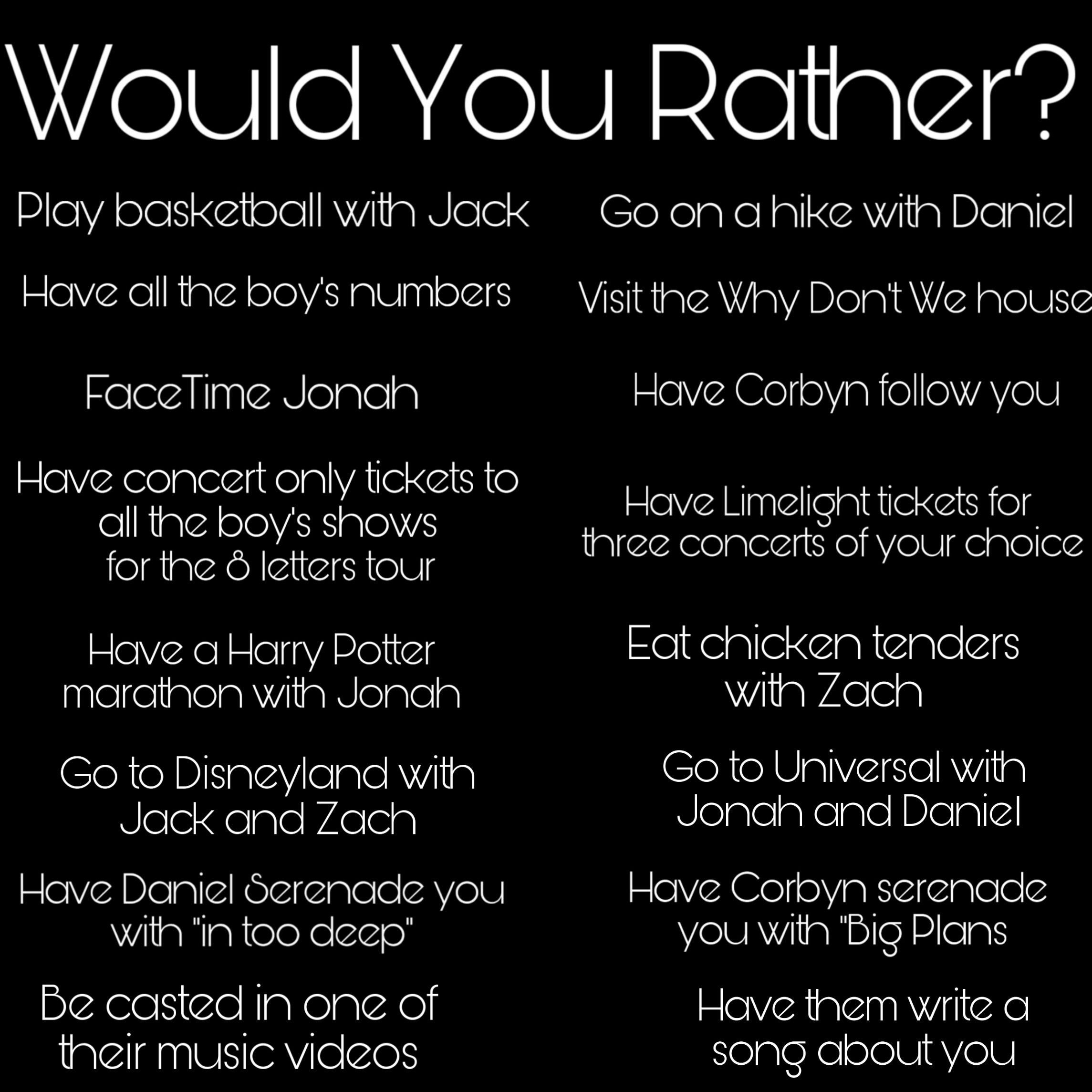 2290x2290 would you rather?- why don't we edition #freetoedit #remixit. Why dont we imagines, Why dont we boys, Why dont we band, Phone