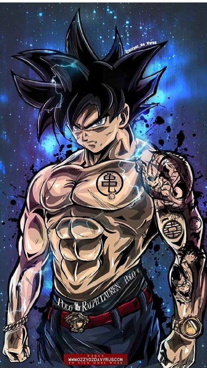 720x1280 Gangsta goku wallpaper, Phone