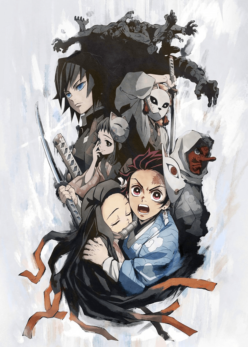 860x1200 DEMON SLAYER KIMETSU, Phone