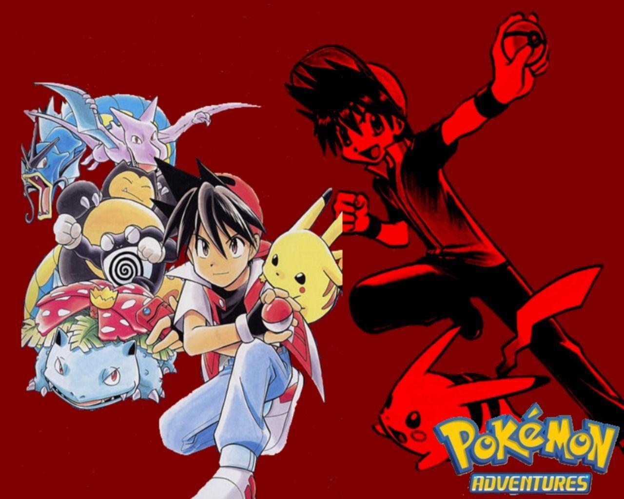 1280x1030 pokemon adventures red wallpaper, Desktop