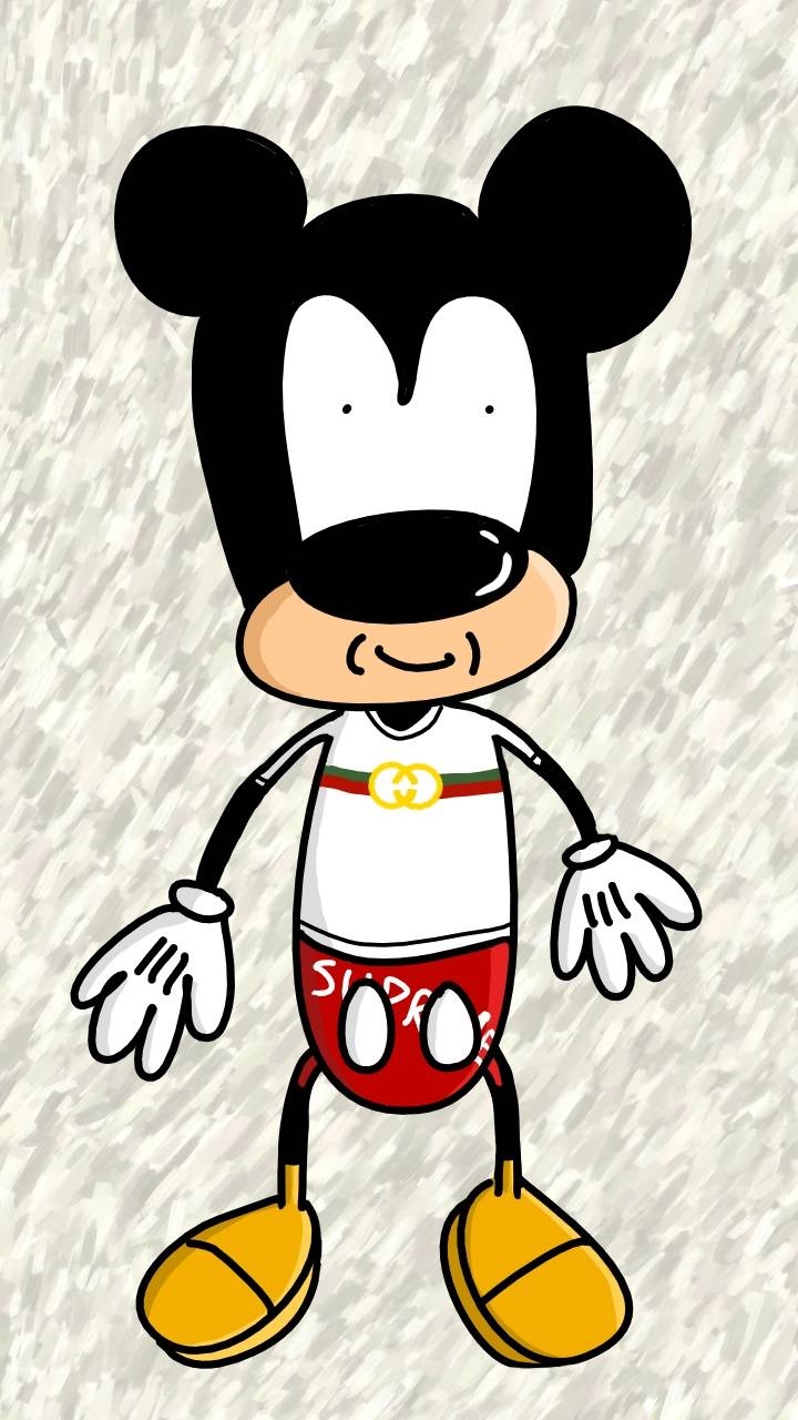 720x1280 Gucci Mickey Mouse wallpaper, Phone