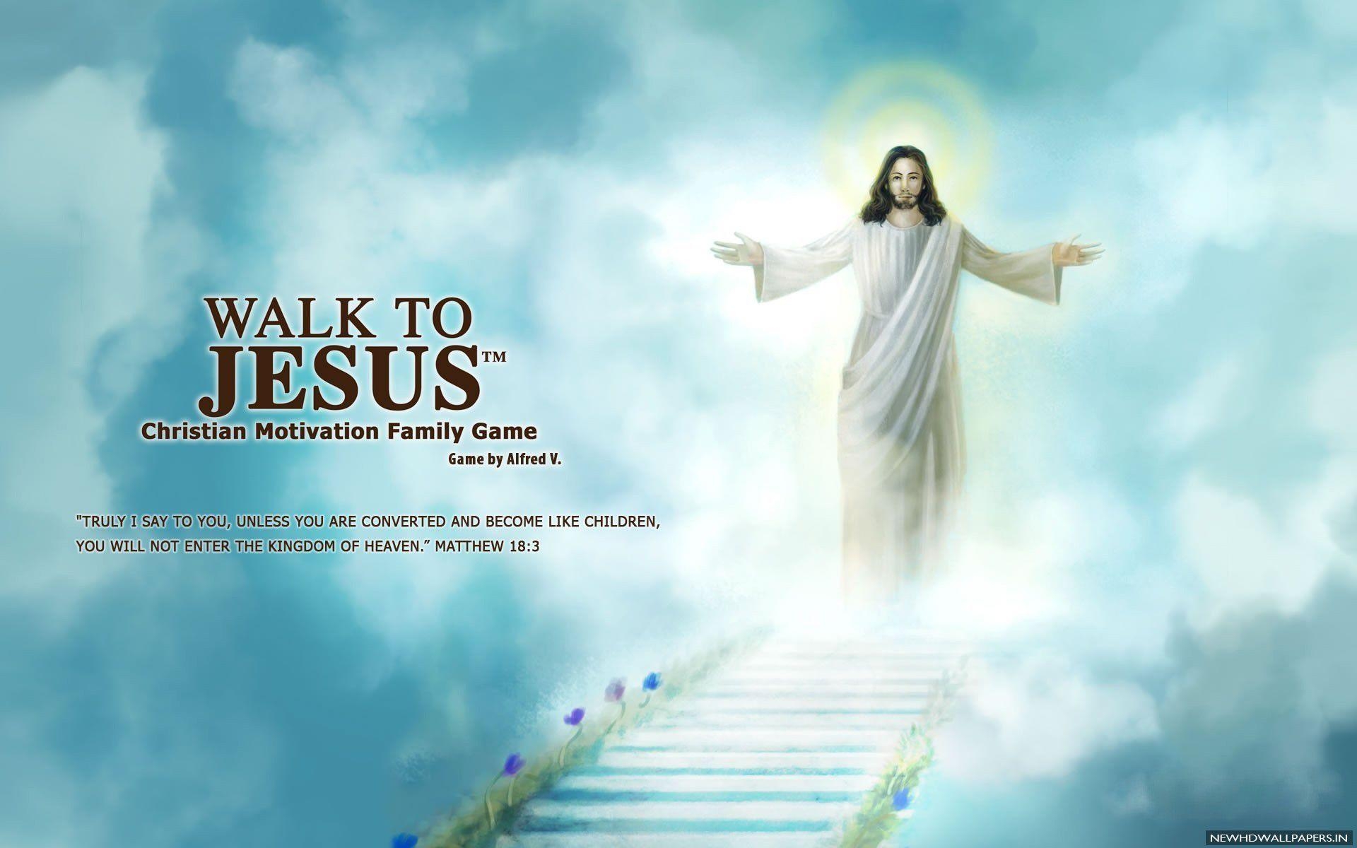 1920x1200 Walk To God Jesus Quote HD Wallpaper, Desktop