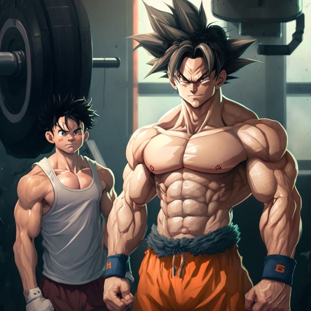 1030x1030 Goku Workout. Dragon ball super manga, Dragon ball painting, Dragon ball art goku, Phone