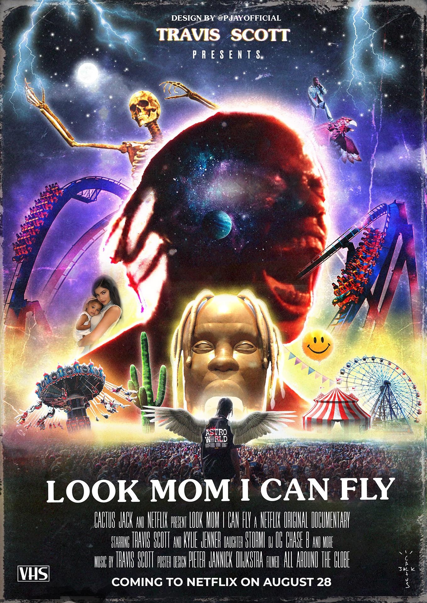 1360x1920 Look mom I can fly movie poster I made, Phone