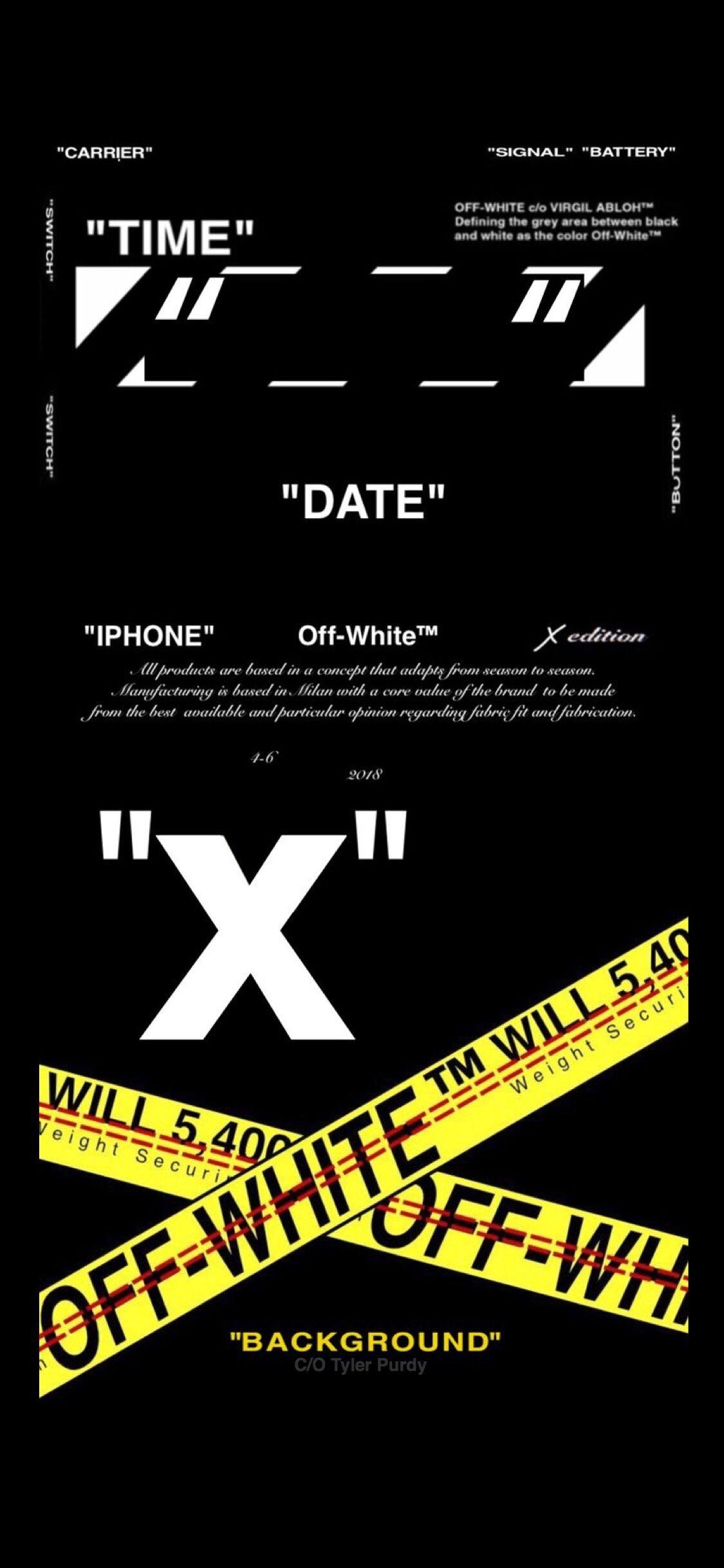 1130x2440 IPhone X Version Off White Wallpaper, Created, Phone