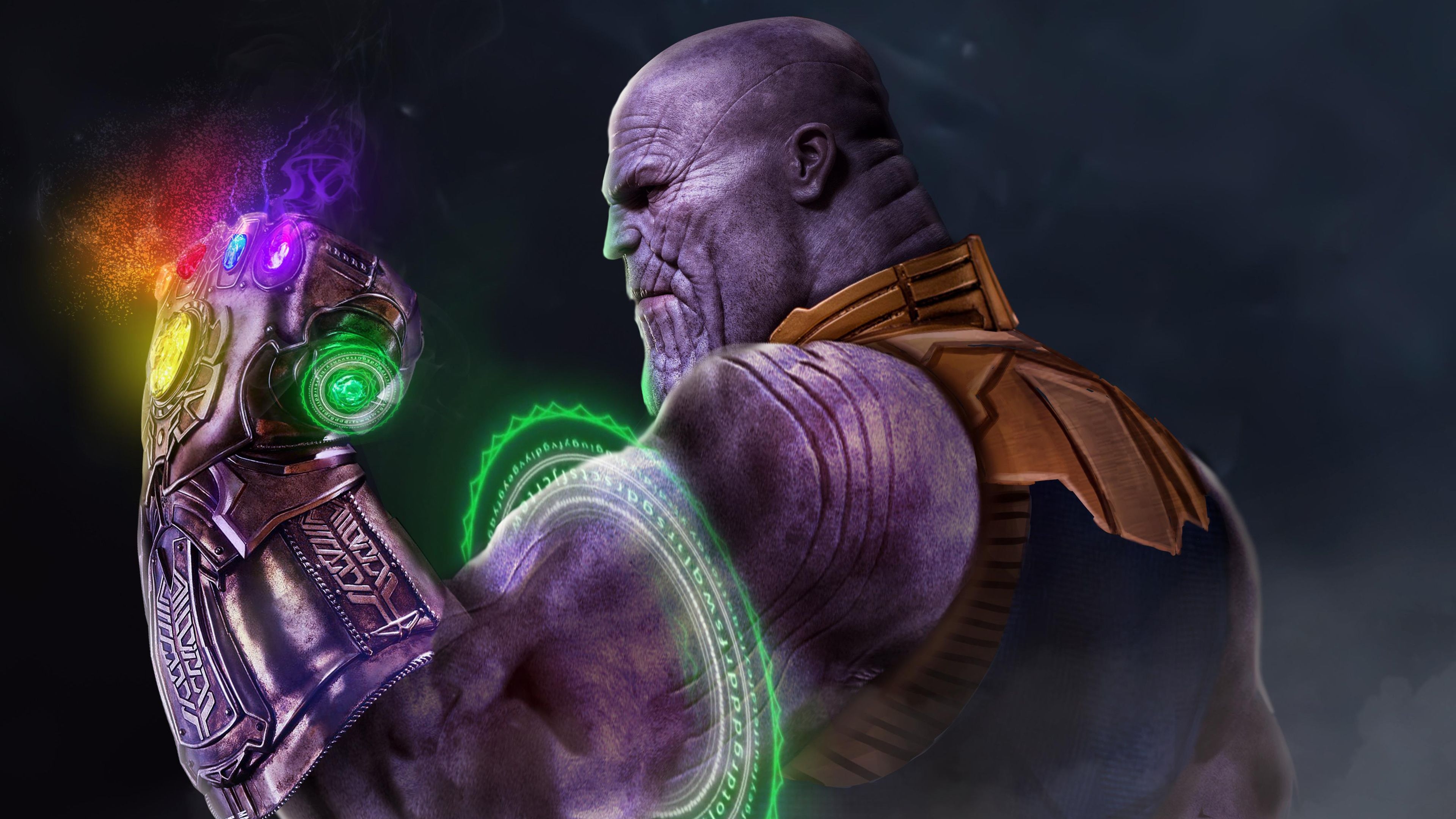 3840x2160 Avengers: Endgame Thanos Infinity Stones Infinity Gauntlet 4K, Desktop