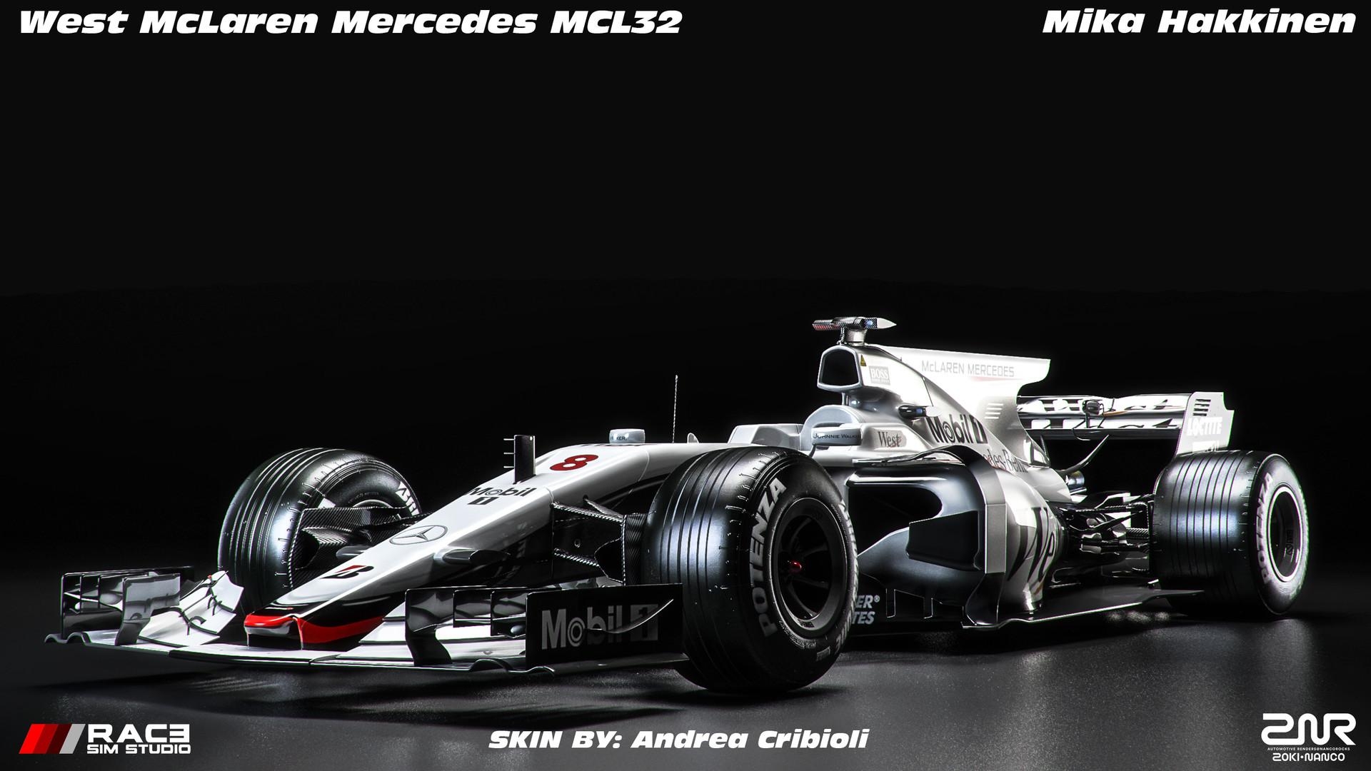 1920x1080 West McLaren Mercedes MCL32 Hakkinen -, Zoki, Desktop