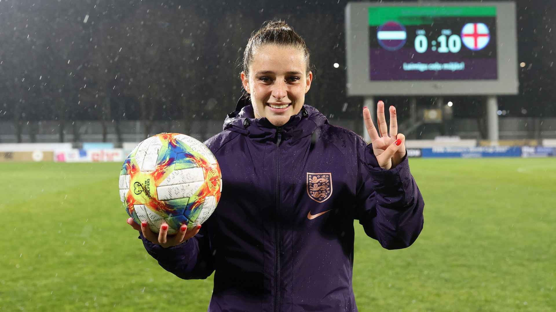 1920x1080 Manchester United Forward Ella Toone Reacts To Scoring First England Hat Trick 26 October 2021, Desktop