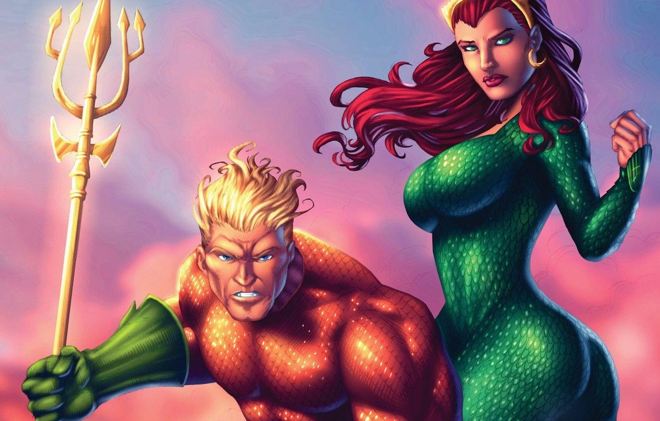 1340x850 Wallpaper ass, chest, girl, fiction, red, ass, art, dc comics, Desktop