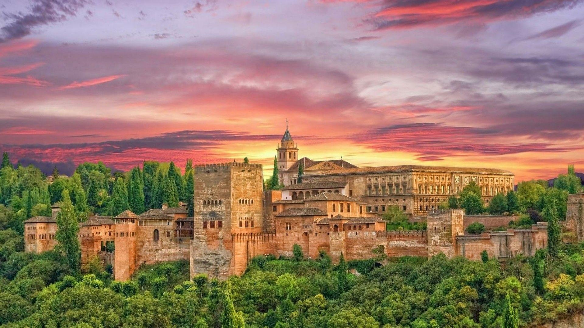 1920x1080 Alhambra Palace, Desktop