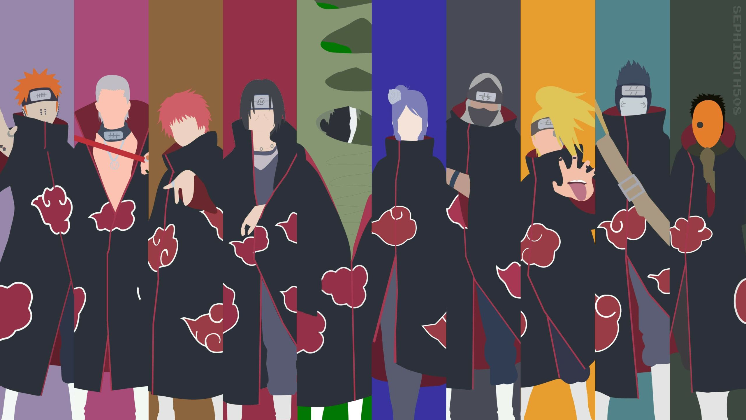 2560x1440 Naruto Akatsuki Wallpaper and Background 4K, HD, Dual Screen, Desktop