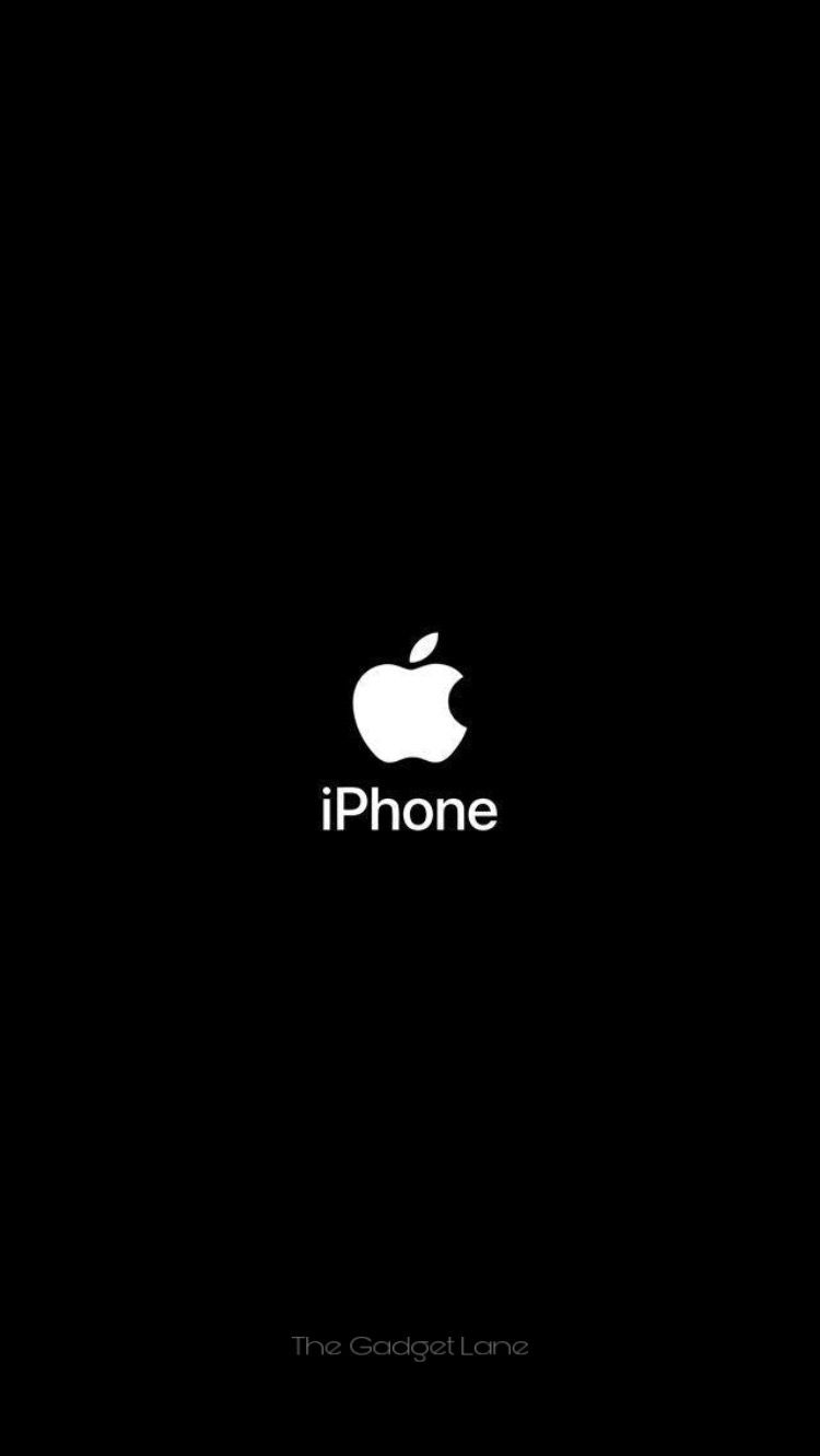 750x1340 Black. Theme. Wallpaper. Apple logo wallpaper iphone, Apple logo wallpaper, Apple wallpaper, Phone