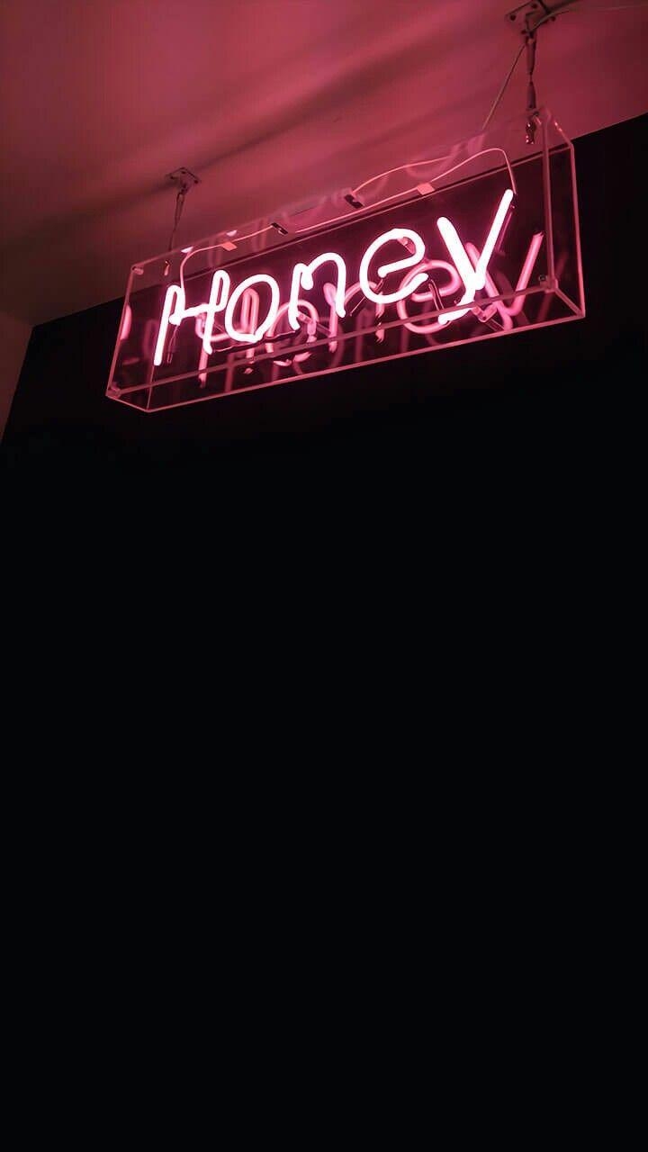 720x1280 Love witch aesthetics. Honey. pink neon lights HD Full, Phone