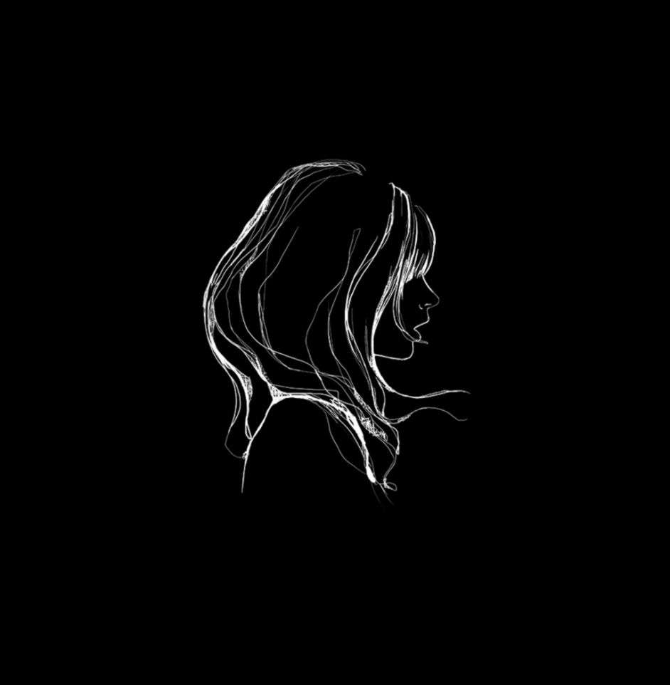 950x970 Dark Simple Love Wallpaper, Phone