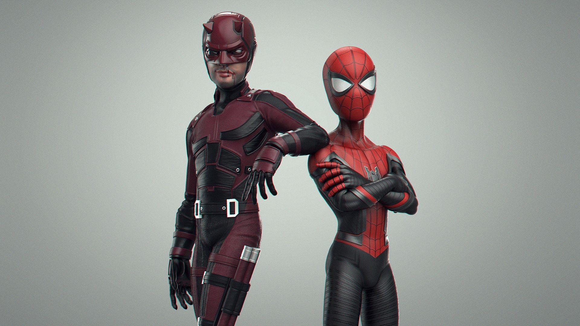 1920x1080 Daredevil And Spiderman, HD Superheroes, 4k Wallpaper, Image, Background, Photo and Picture, Desktop