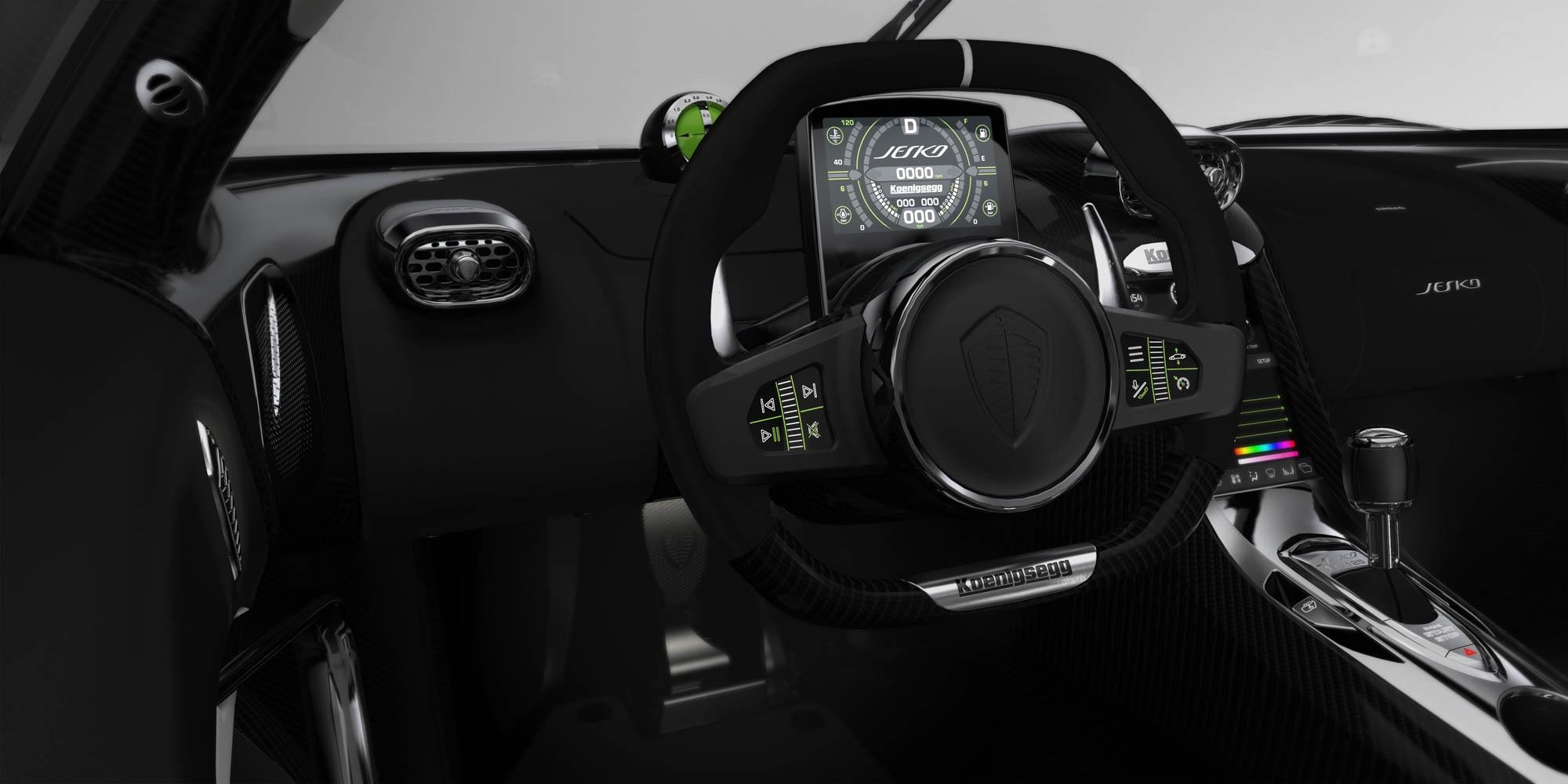 2000x1000 Koenigsegg Jesko Packs More Than 500 HP And Could Hit 300 Mph, Dual Screen