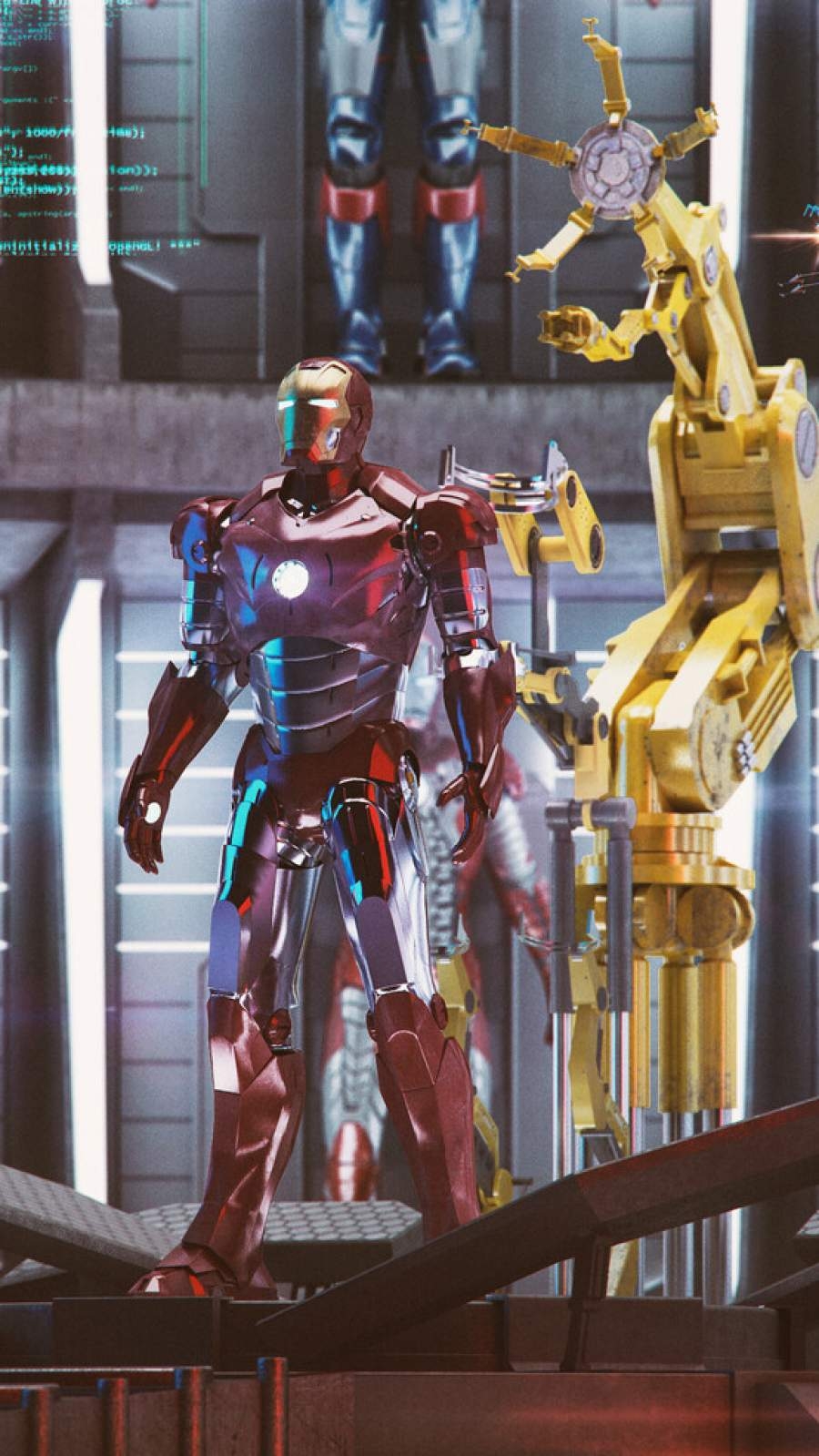 900x1600 Iron Man Laboratory IPhone Wallpaper Wallpaper, iPhone Wallpaper, Phone