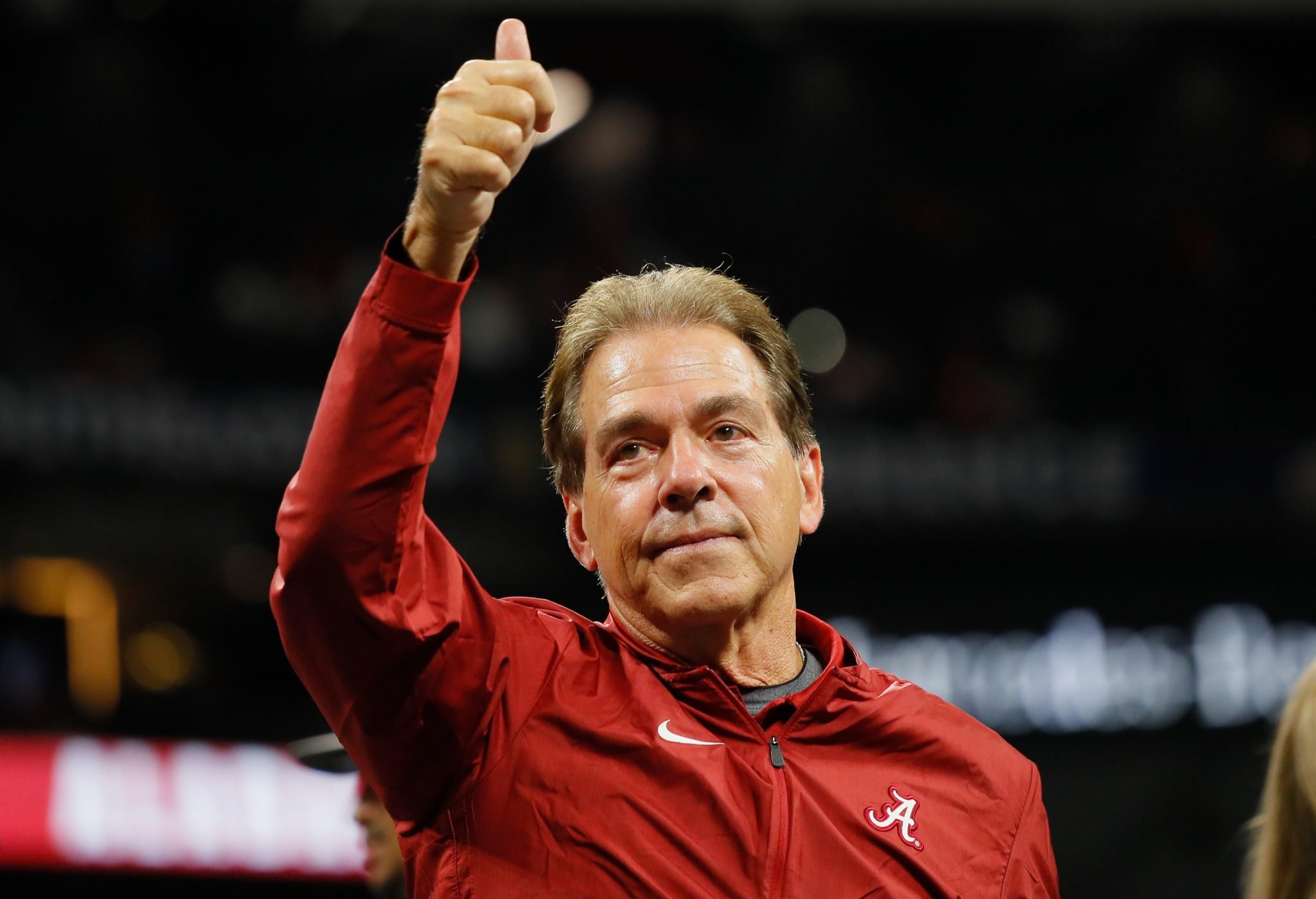 2050x1400 Look: Photo Of Happy Nick Saban Is Going Viral Tonight, Desktop