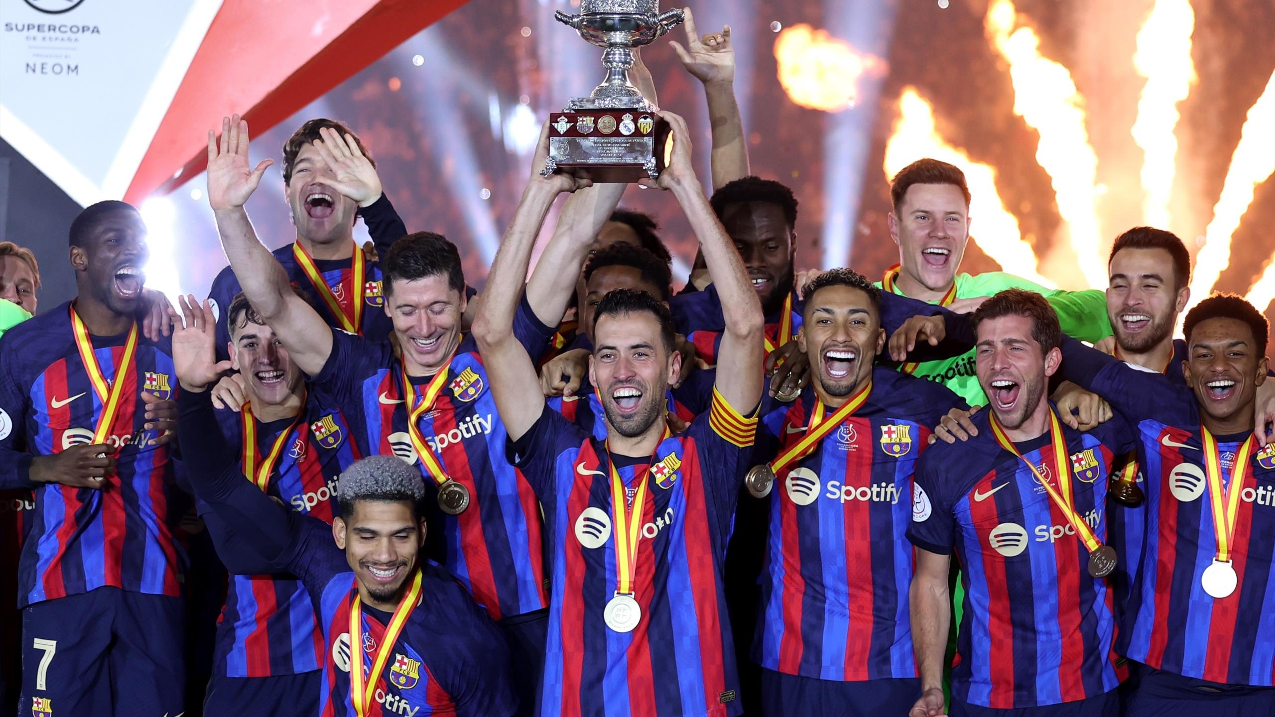 2560x1440 Real Madrid 1 3 Barcelona: Gavi Stars As Barca Dominate To Win Spanish Super Cup, Desktop